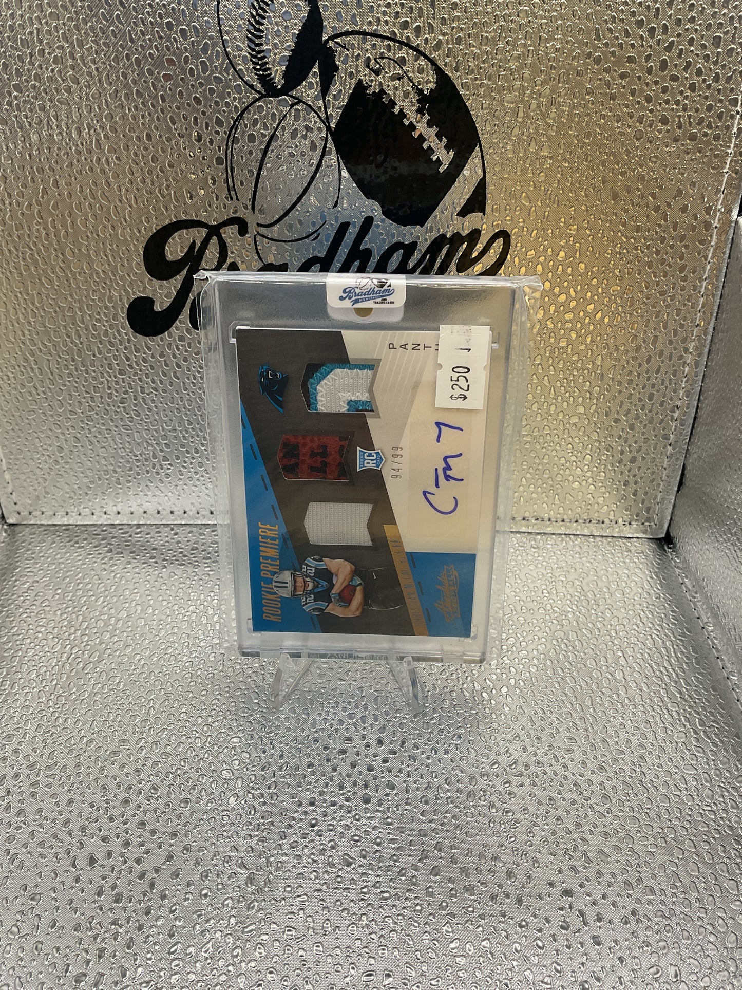 Christian McCaffrey /99 Patch Auto #209