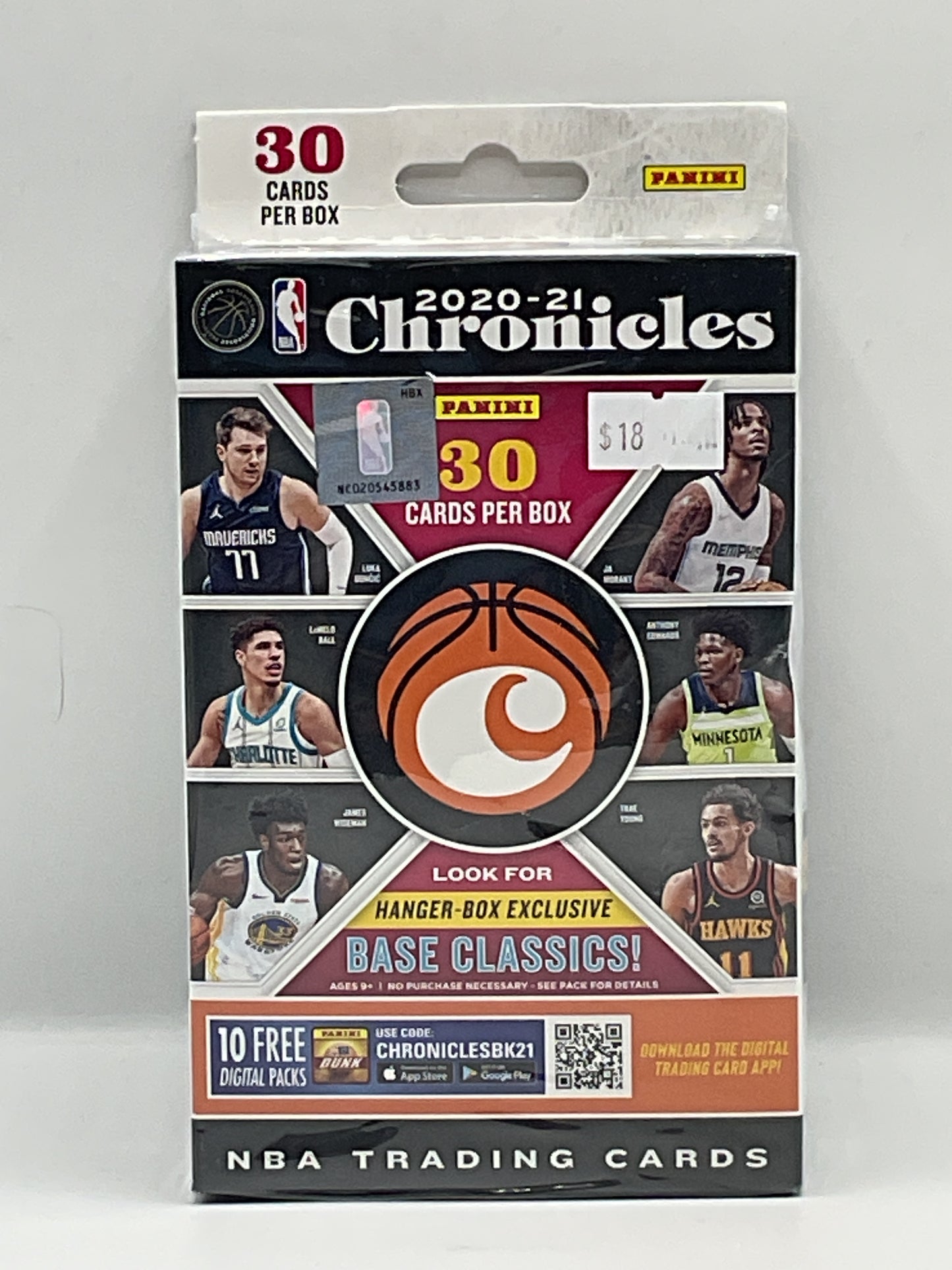 2020-21 NBA Panini Chronicles Hanger Box