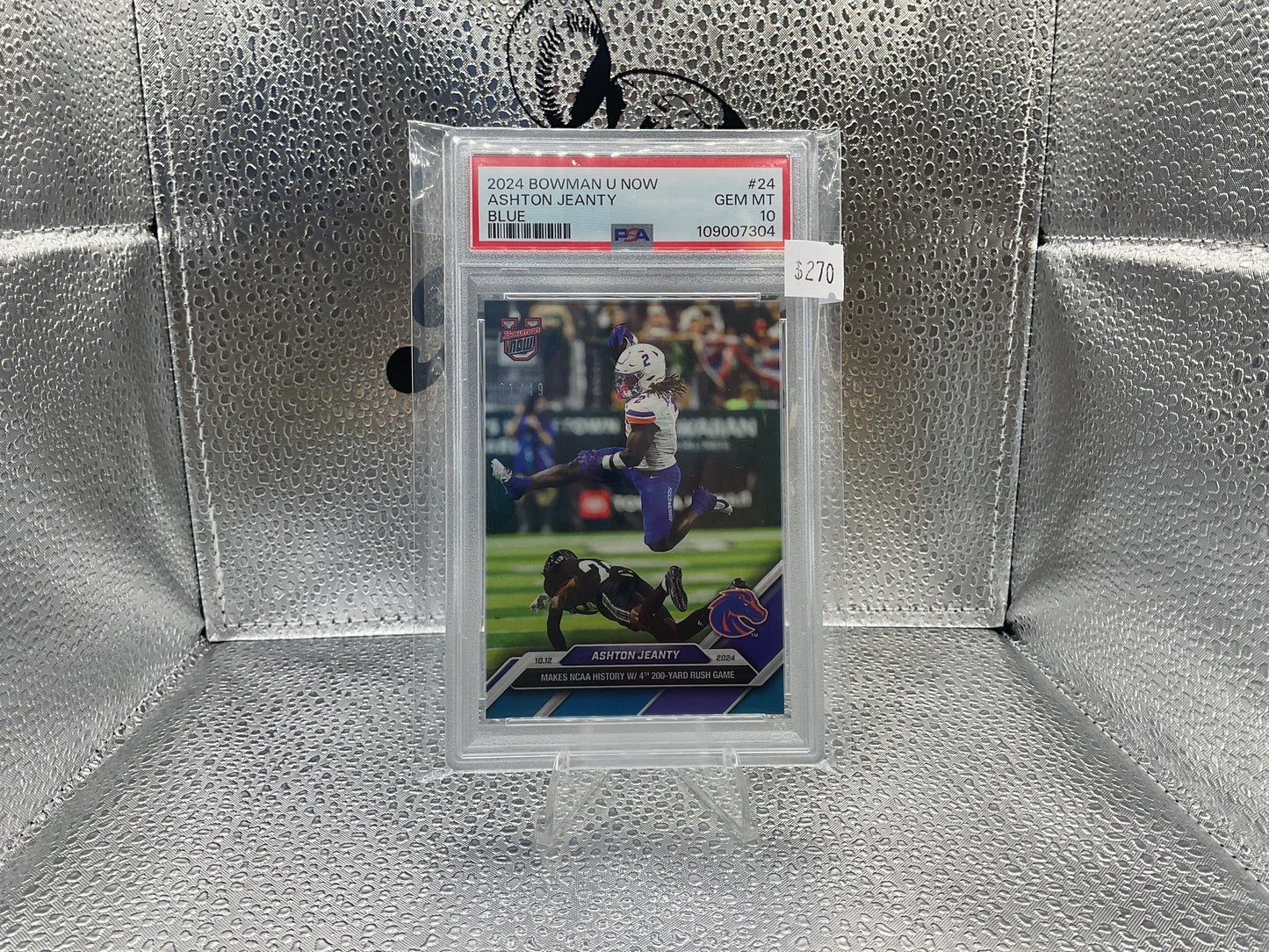 PSA 10 2024 Ashton Jeanty Bowman U Now /49