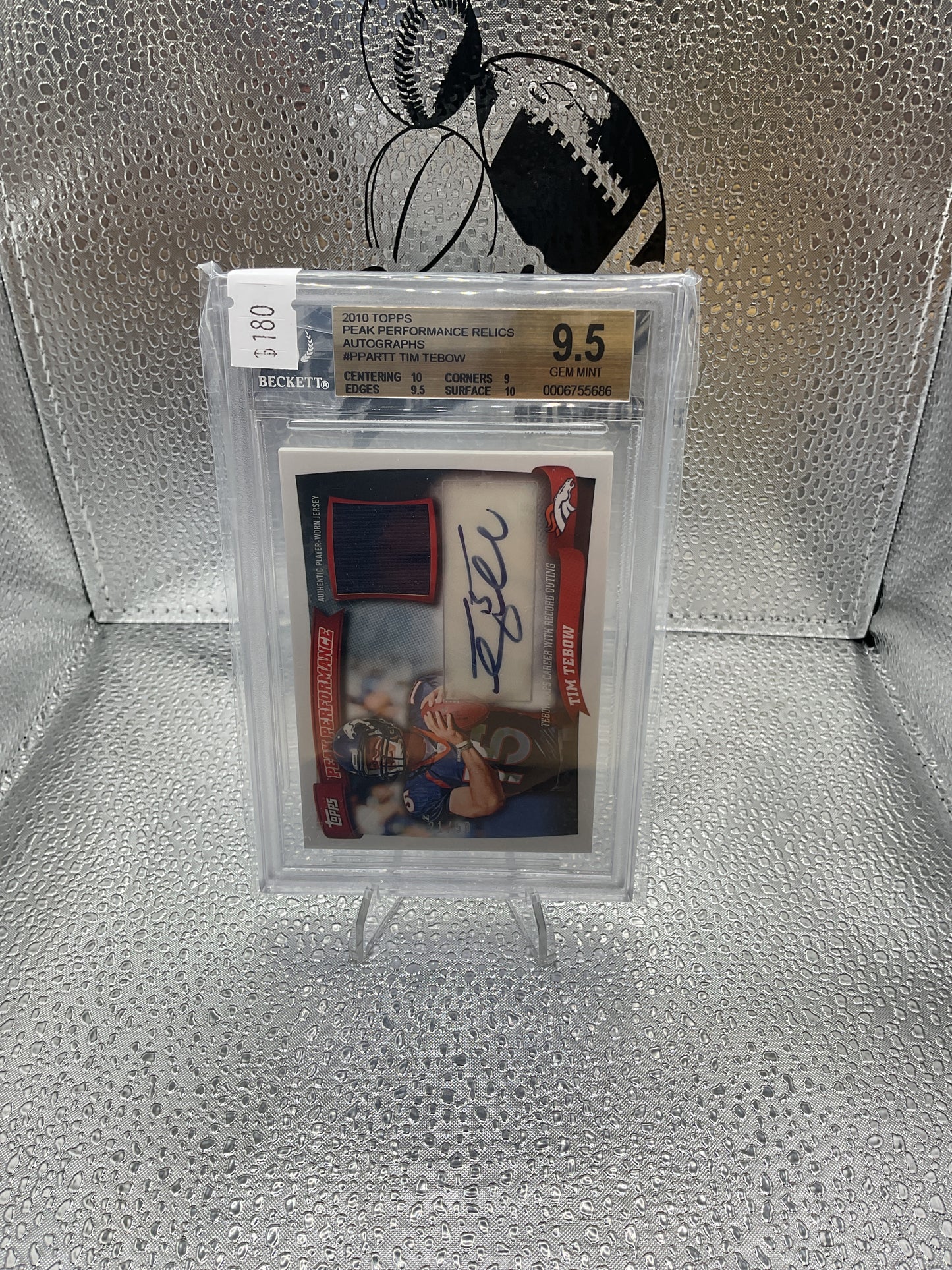 Tim Tebow BGS 9.5 Patch Auto