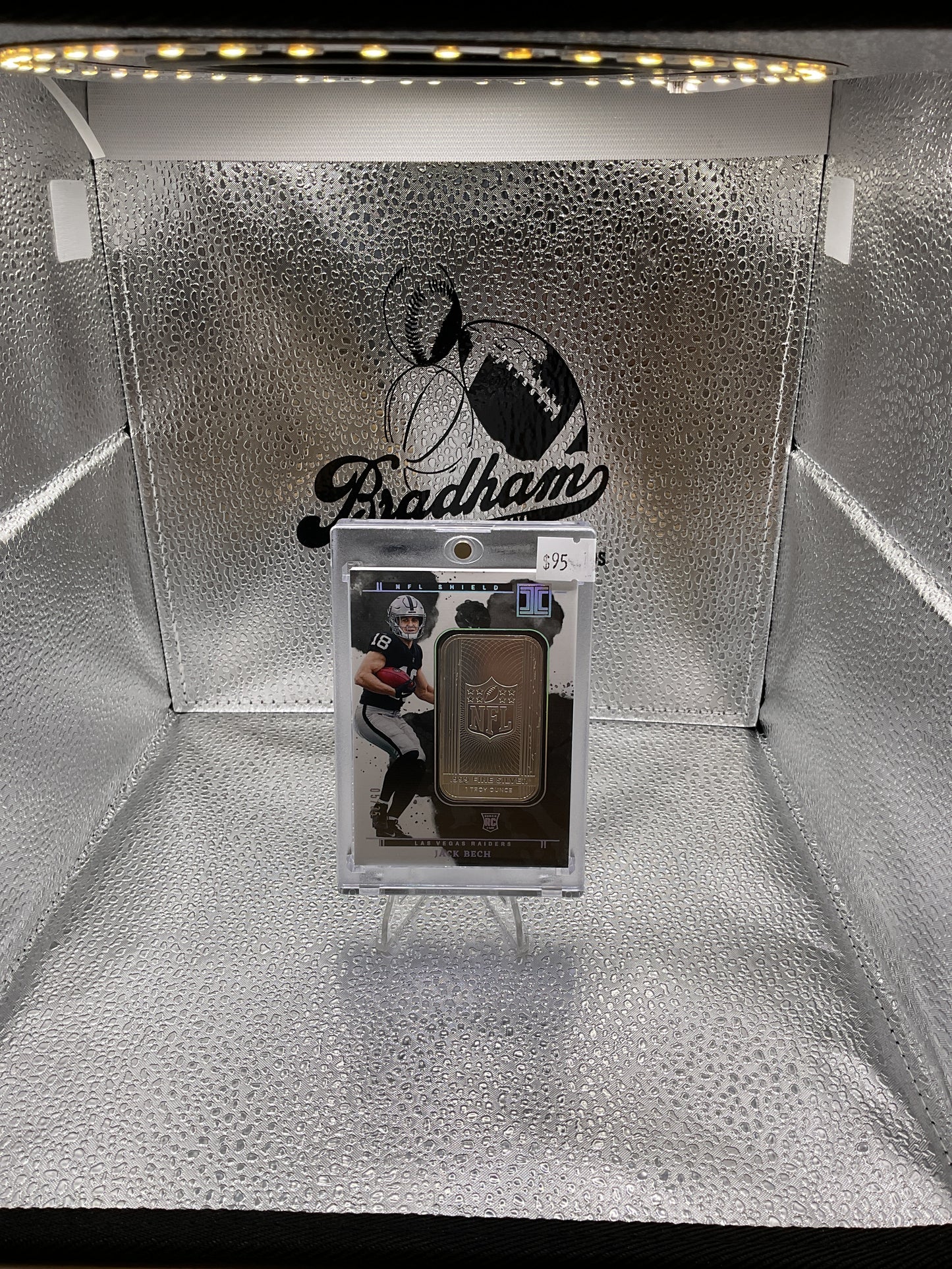 Jack Bech NFL Shield Silver Bar card /35