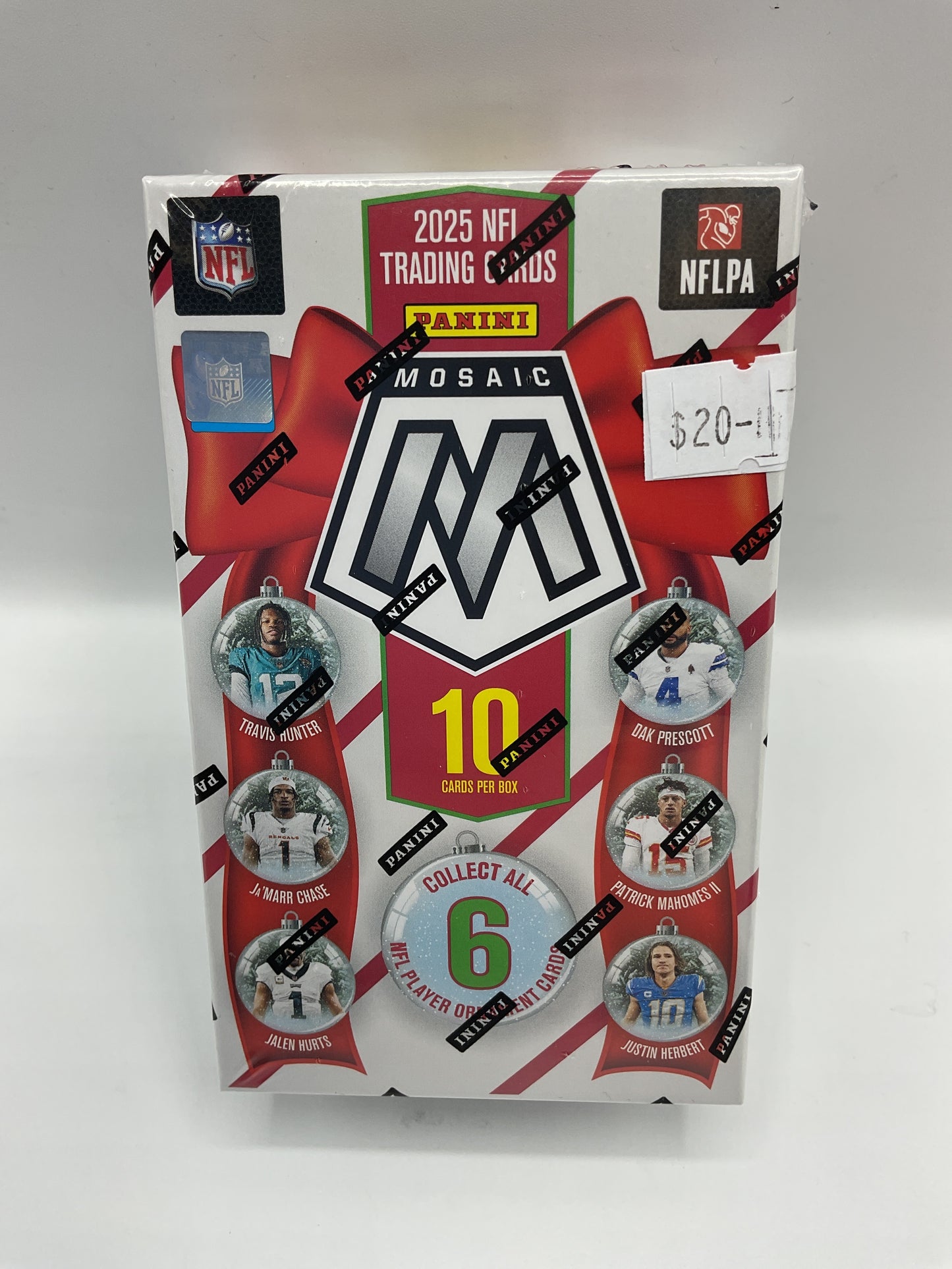 2025 Panini NFL Mosaic Holiday Ornament Box