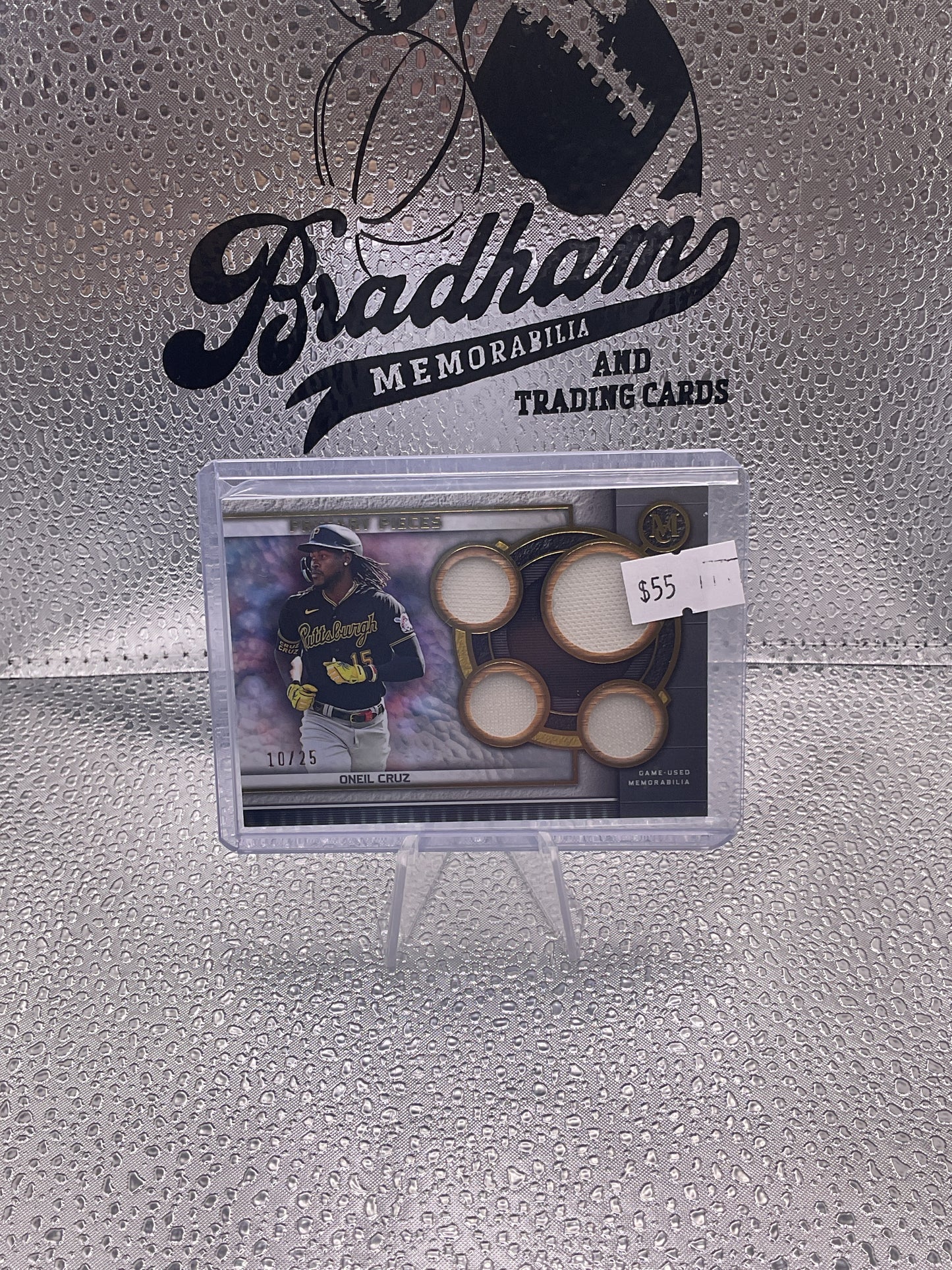 2023 Topps Museum Collection Gold /25
Oneil Cruz #SPPPQR-OC Quad Patch
Game Used