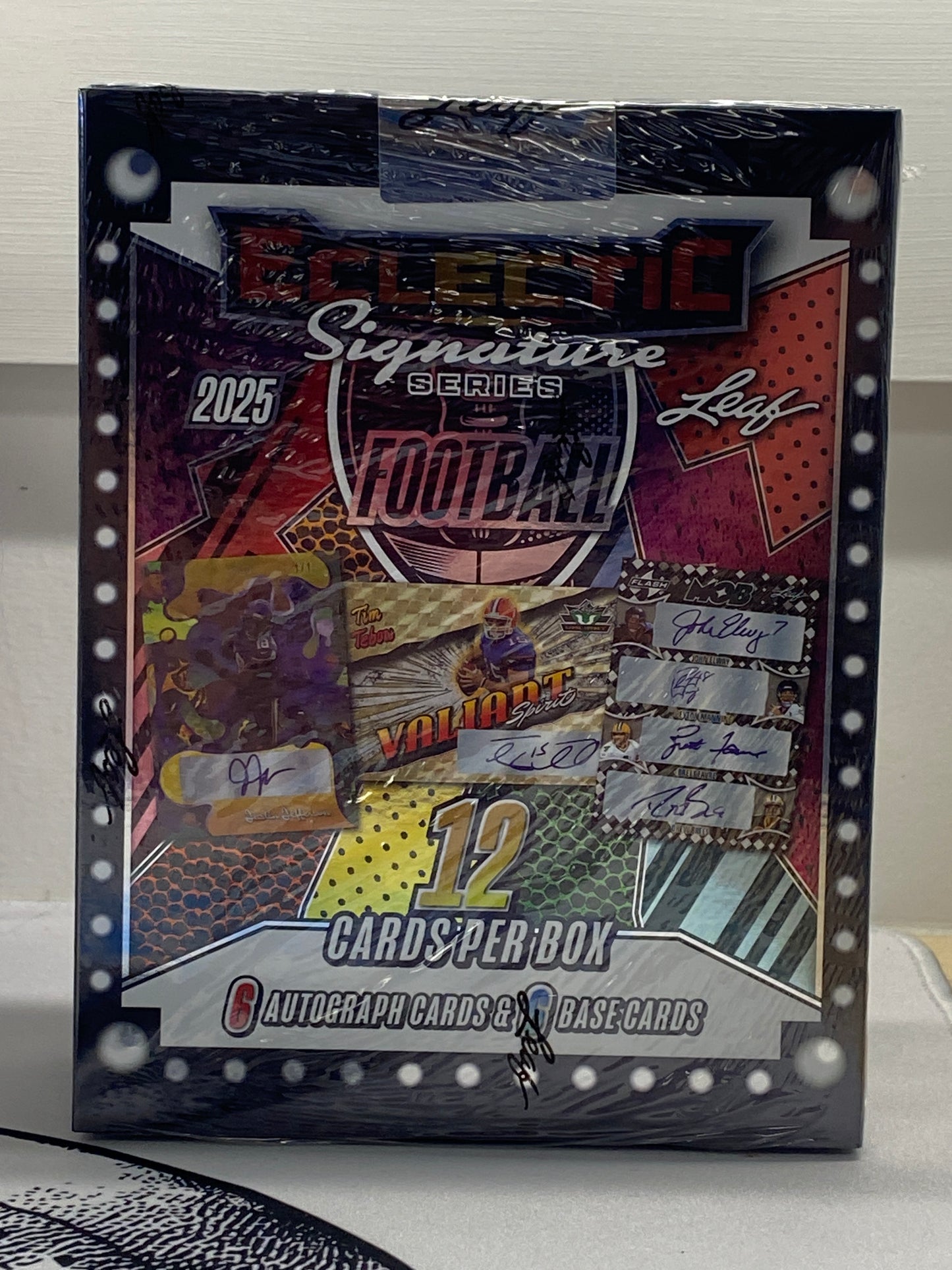 Leaf 2025 Eclectic Signature Series Football Hobby Box