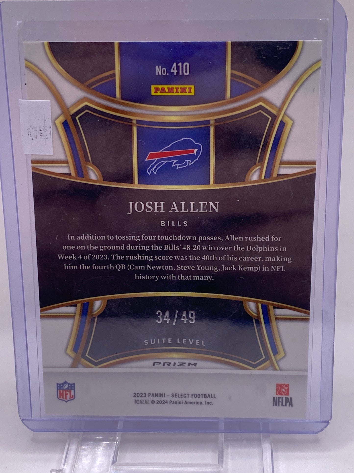 Josh Allen Select 2023 Red Disco 34/49