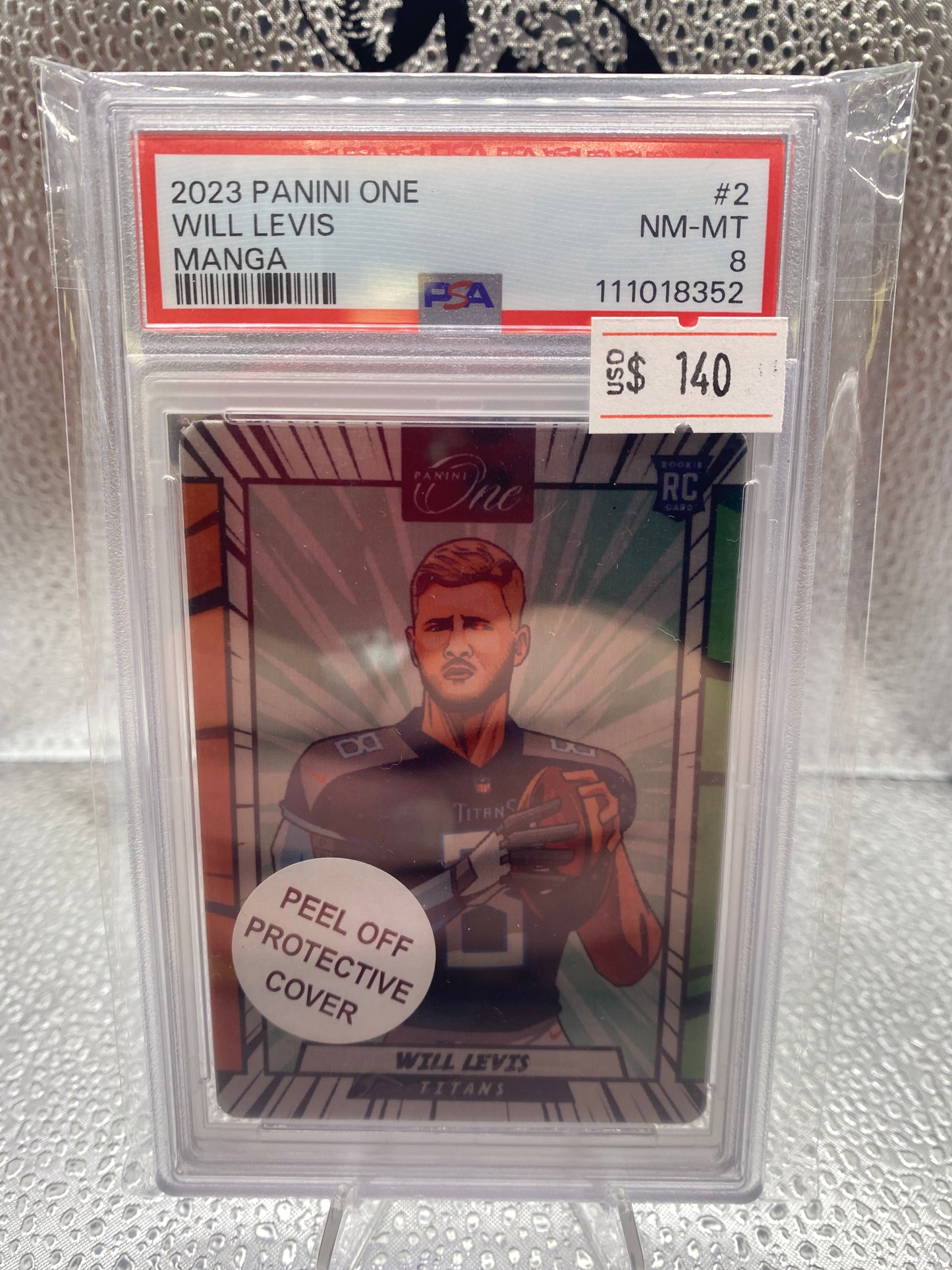 2023 Panini One Will Levis Manga