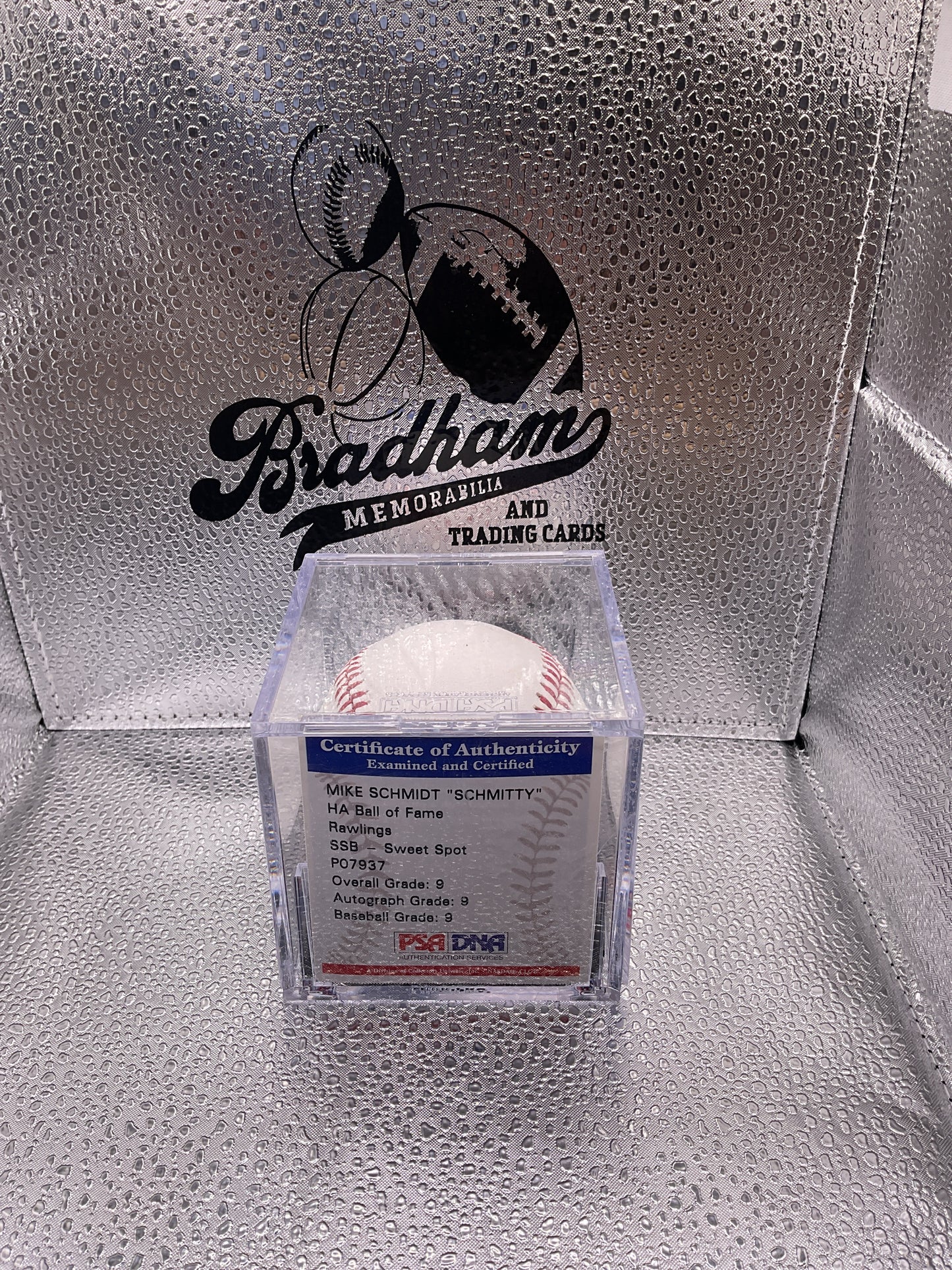 Mike Schmidt “Schmitty” auto baseball