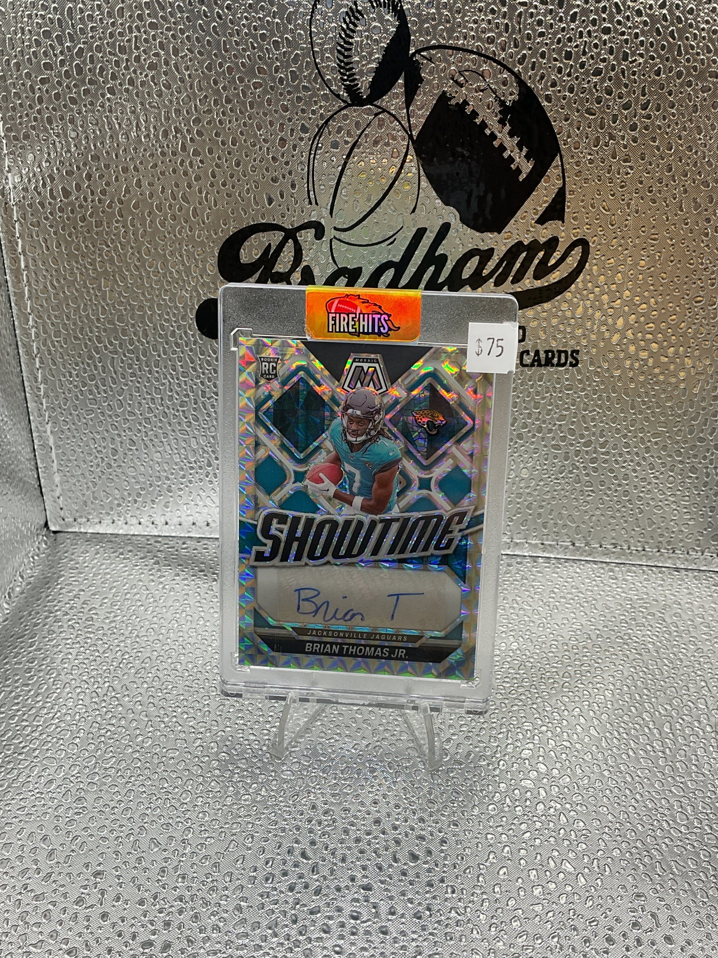 2024 Mosaic Brian Thomas Jr. Showtime Signatures RC Auto #SS-BTJ Jaguars