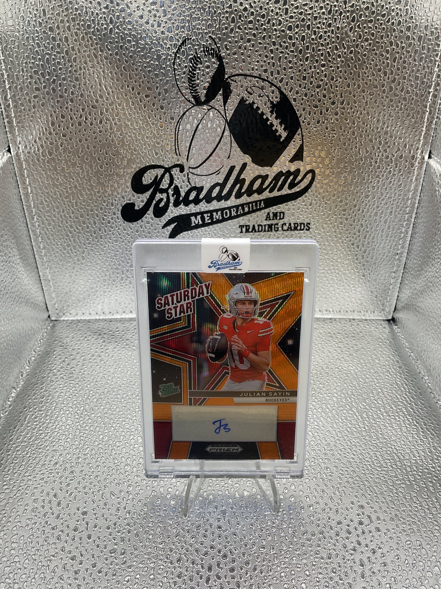 Julian Sayin Auto /75 2025 Panini Prizm Draft Picks