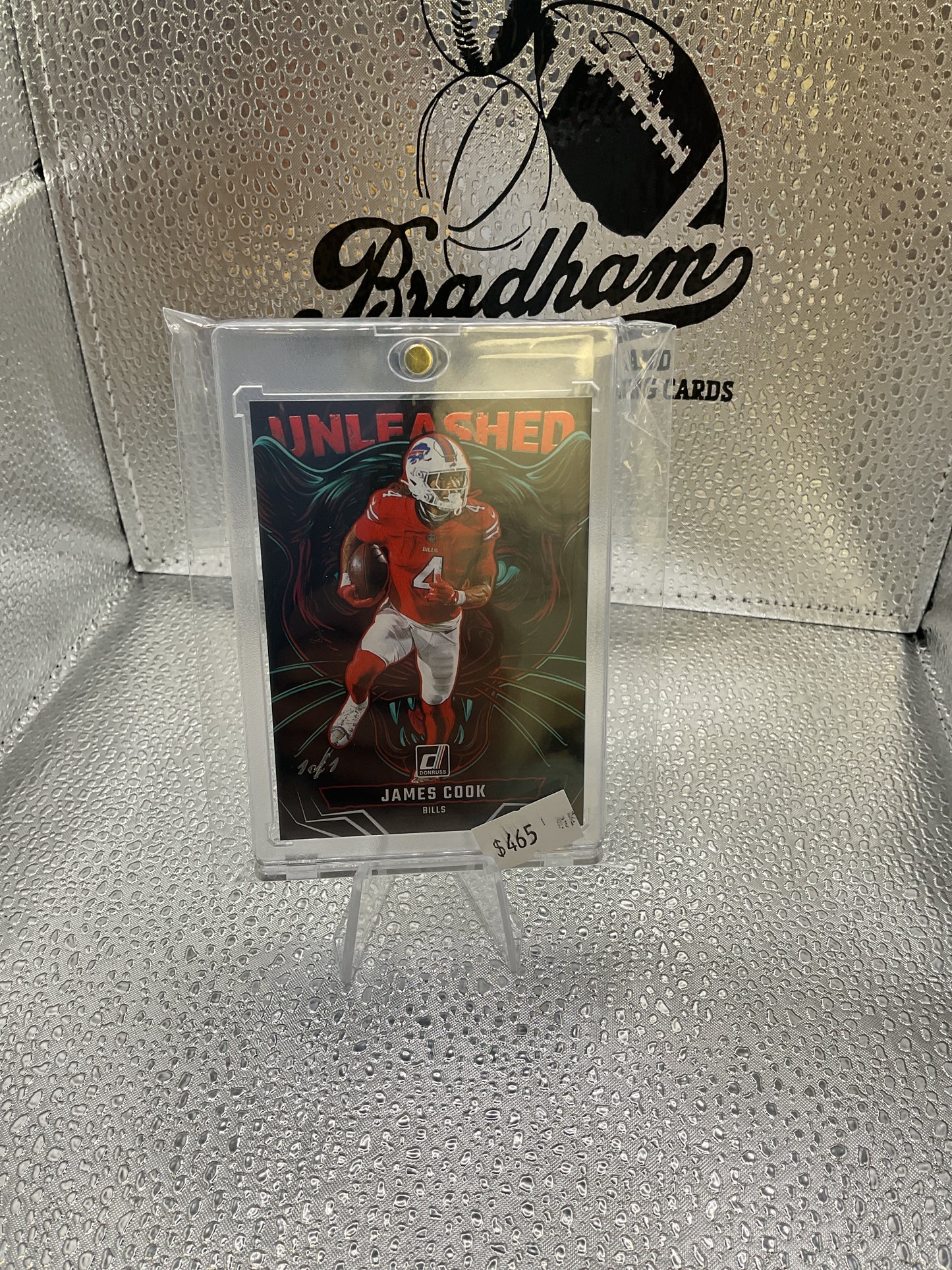 James Cook 1/1 Unleashed 2025 Donruss