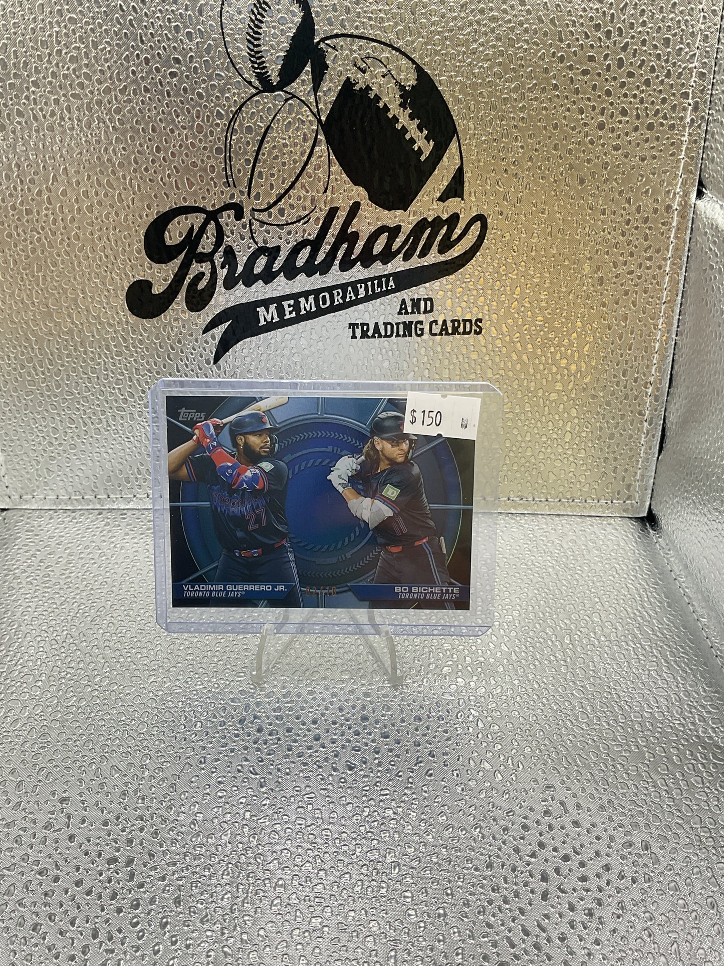 Guerrero Jr / Bichette 2025 Topps Dynamic Duos #DD-14 Black Foil #/10 Blue Jays