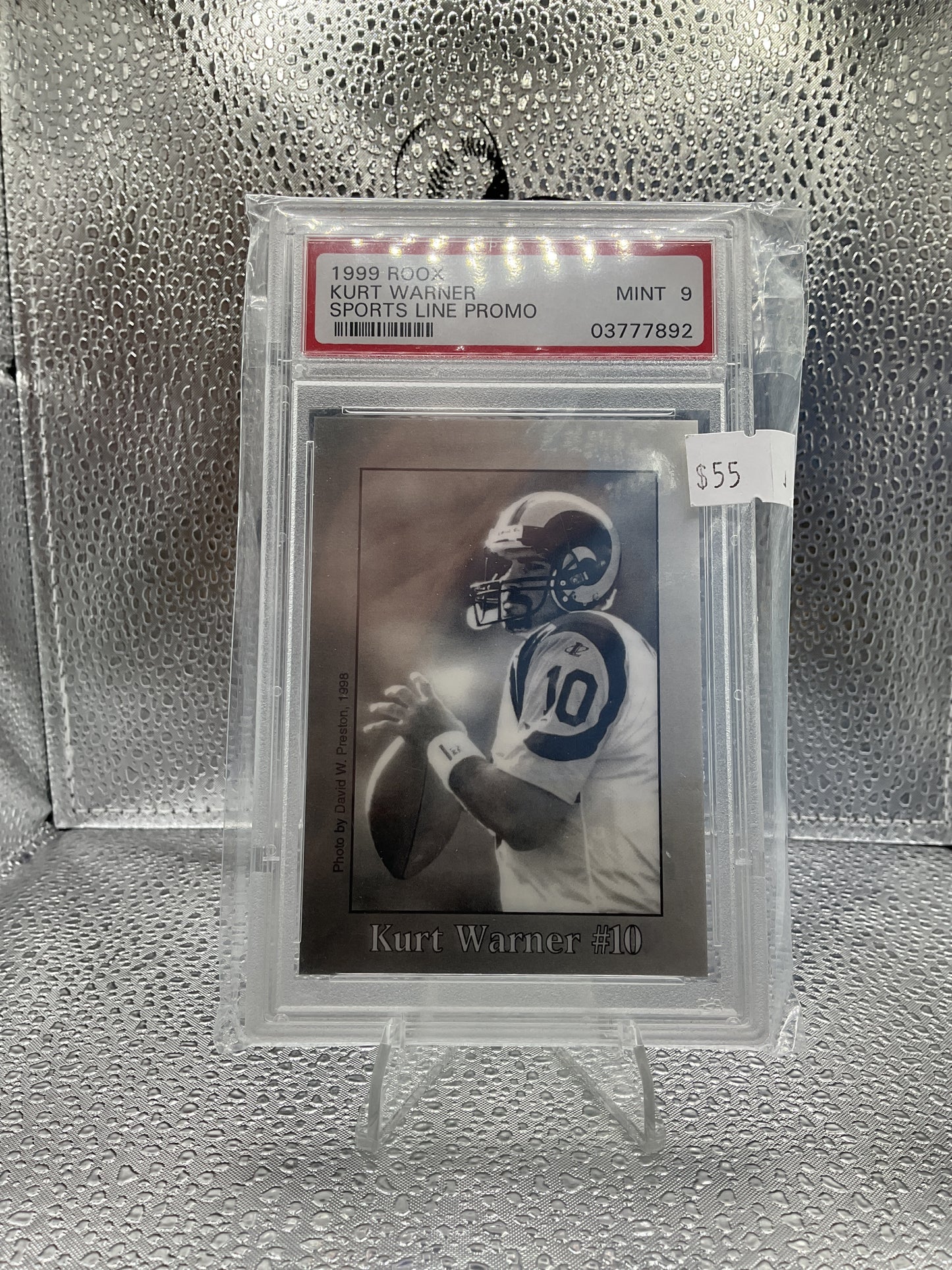 1999 Roox Kurt Warner Sports Line Promo PSA 9