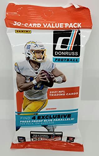 21 Panini Donruss Football Value Pack Trading Cards