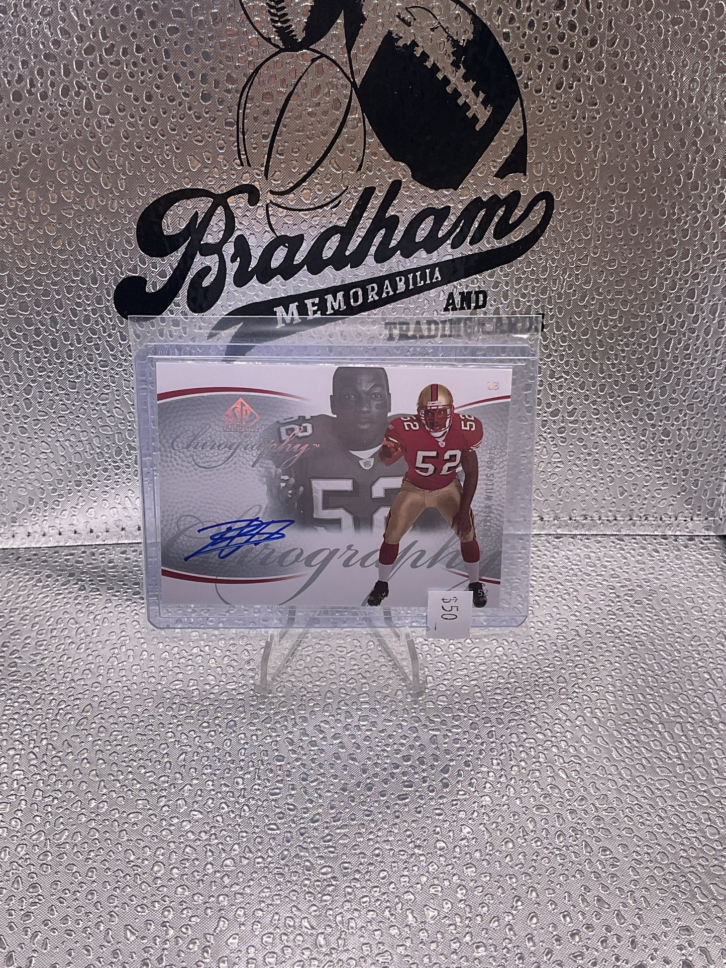 Patrick Willis 2007 UD SP Chirography Auto Autograph RC #CA-PW