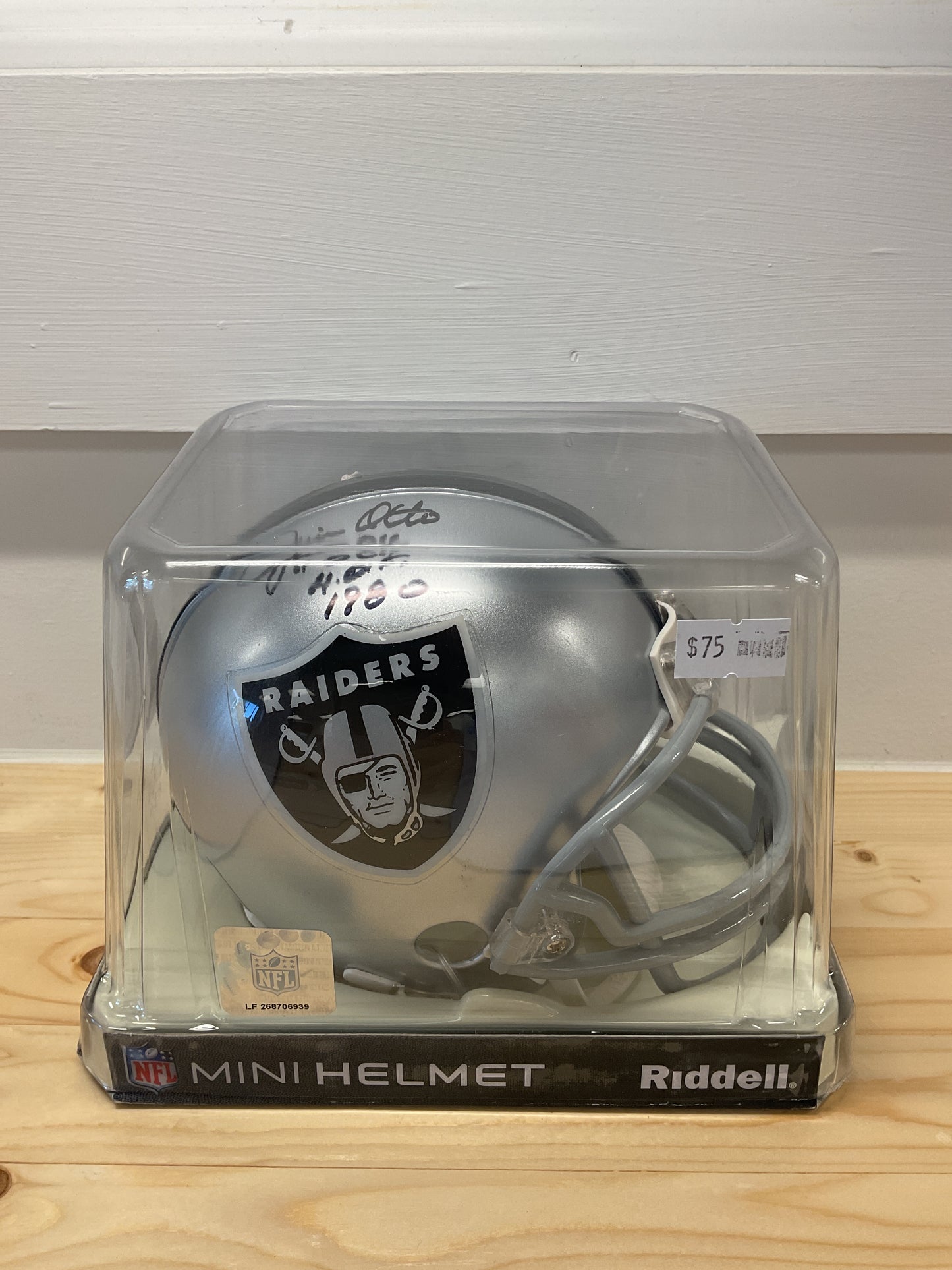 Jim Otto Signed Oakland Raiders Mini Helmet