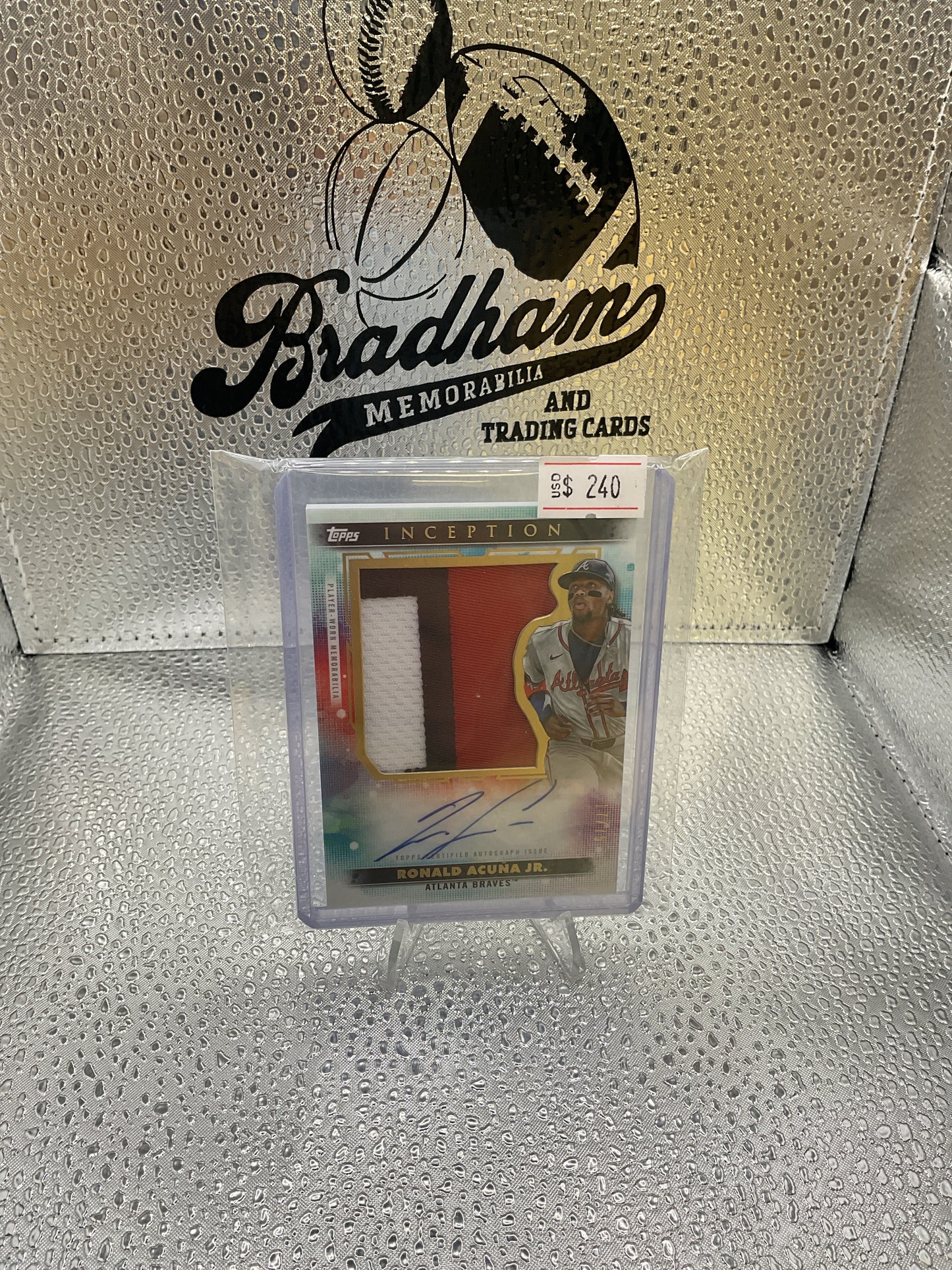 Ronald Acuña Jr. Patch Auto /75