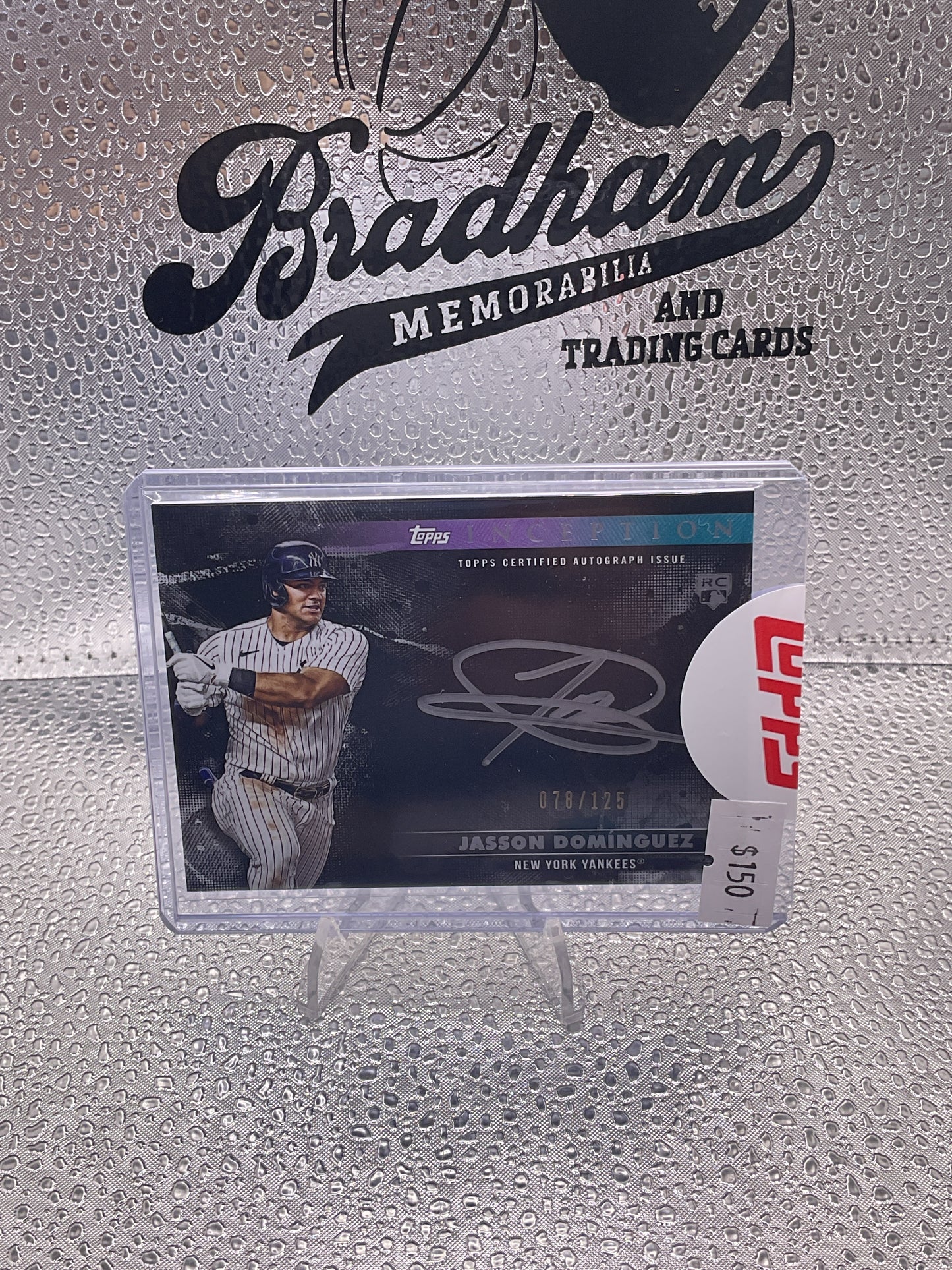 JASSON DOMINGUEZ 2024 Topps Inception Silver Signings Rookie RC Auto 078/125 SEALED