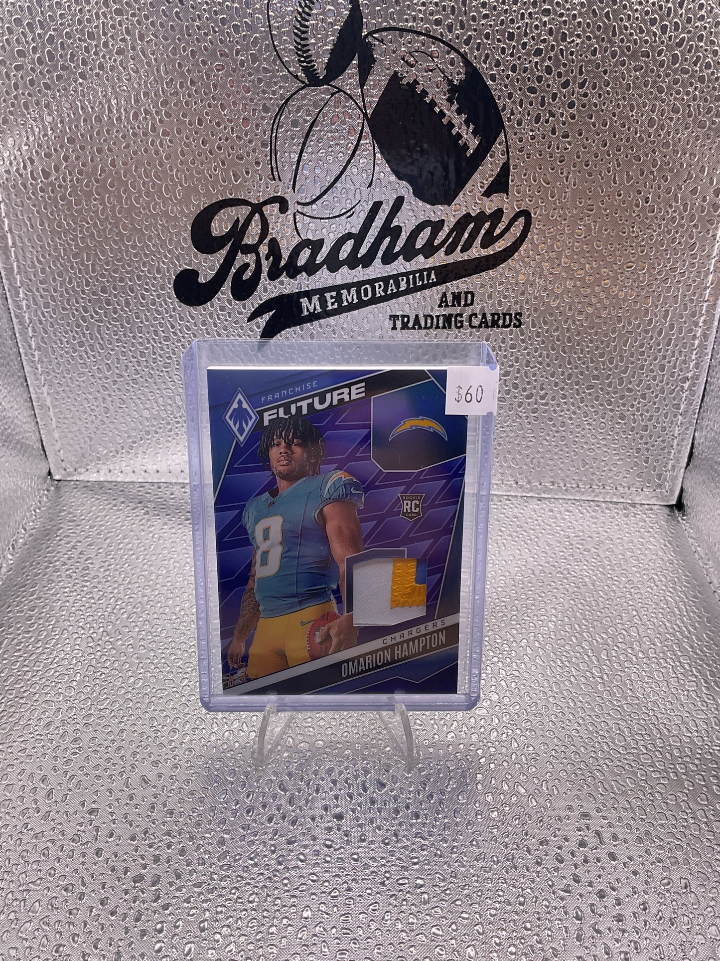 2025 Panini Phoenix Franchise Future Omarion Hampton Rookie Patch 3 Color /199