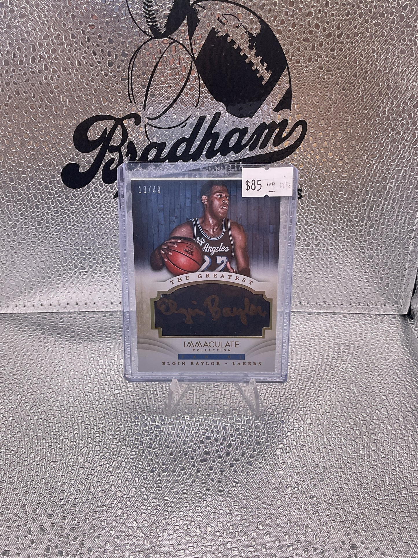 2013-14 Panini Immaculate The Greatest
16/49 Elgin Baylor #28 Auto HOF