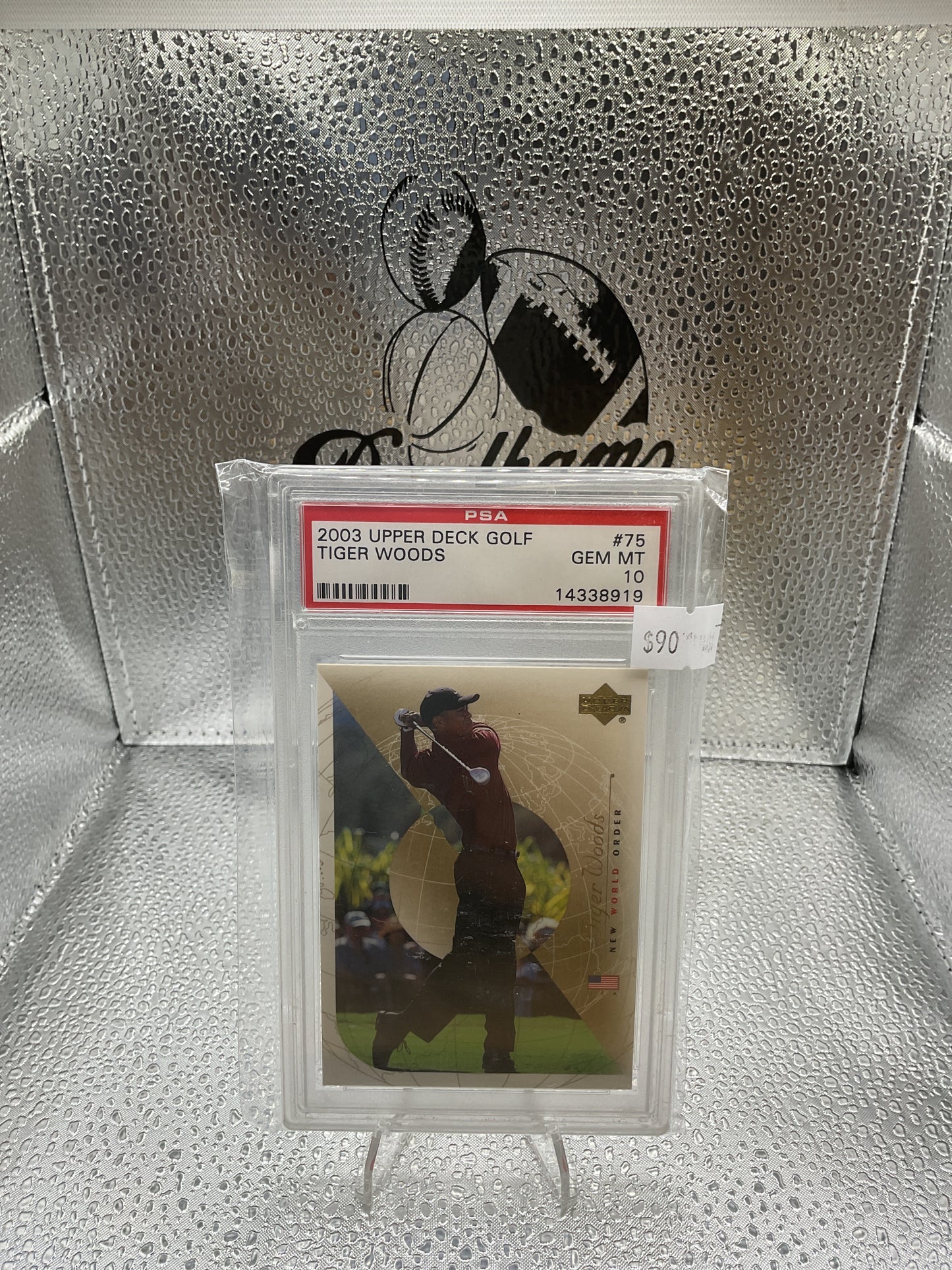 2003 Upper Deck Golf Tiger Woods PSA 10