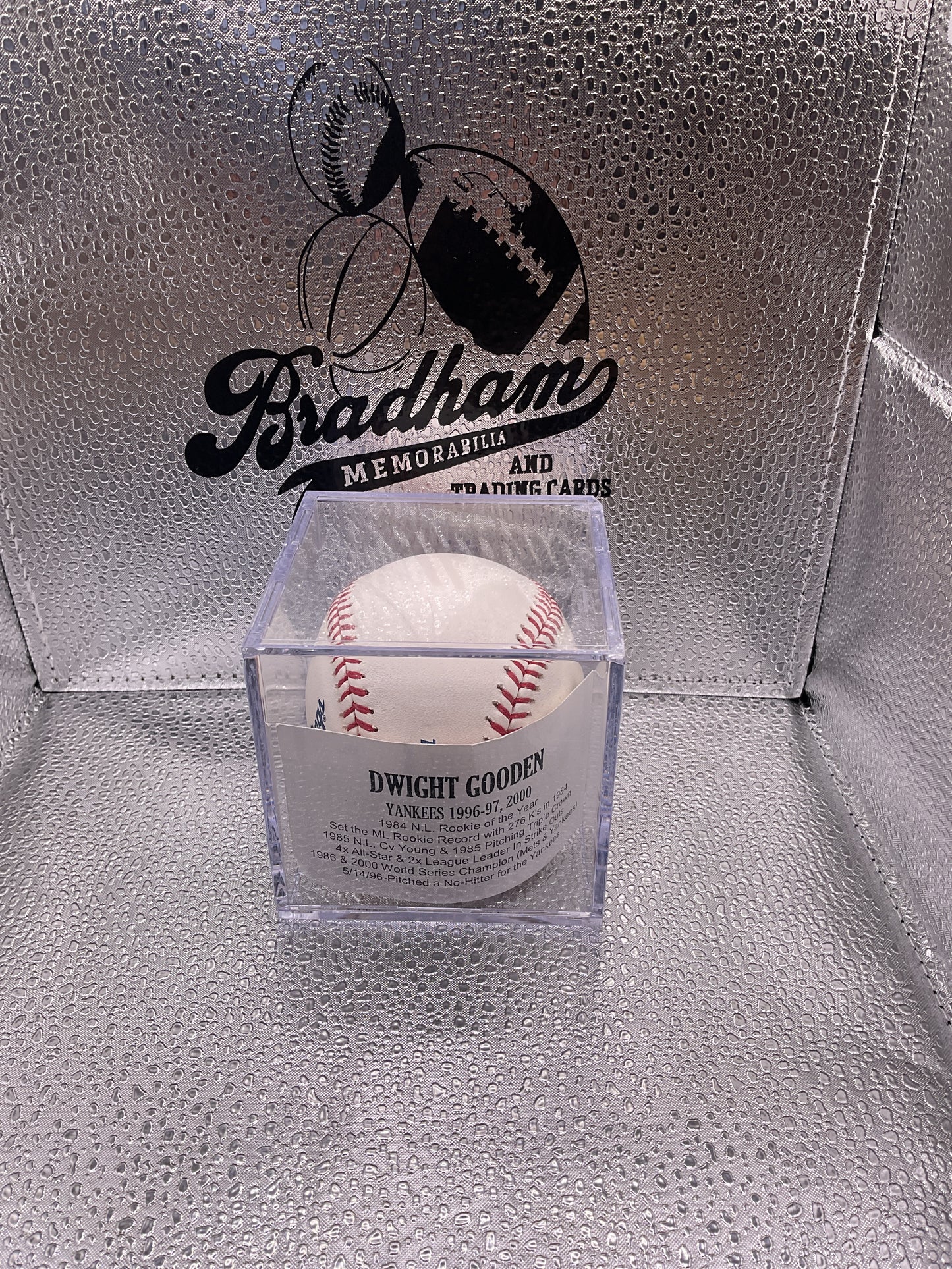 Dwight Gooden auto baseball