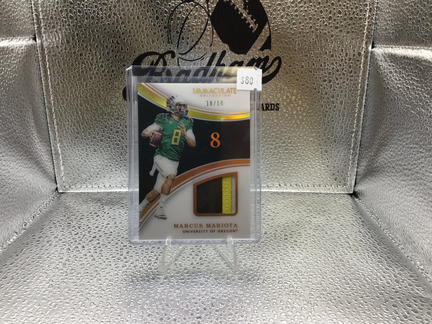 2016 Marcus Mariota Immaculate Oregon Patch 10/10