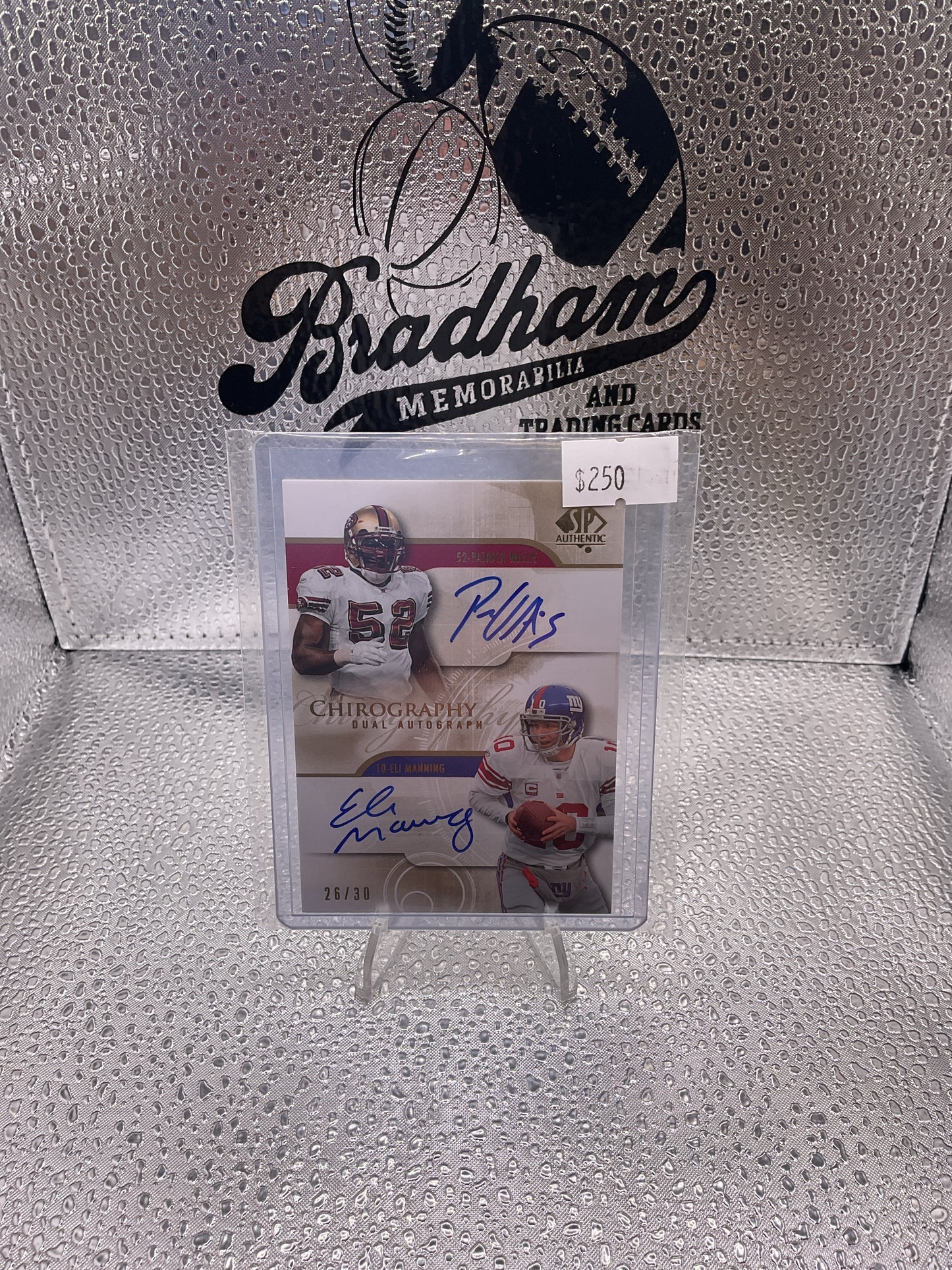 Patrick Willis/ Eli Manning Dual Autograph /30