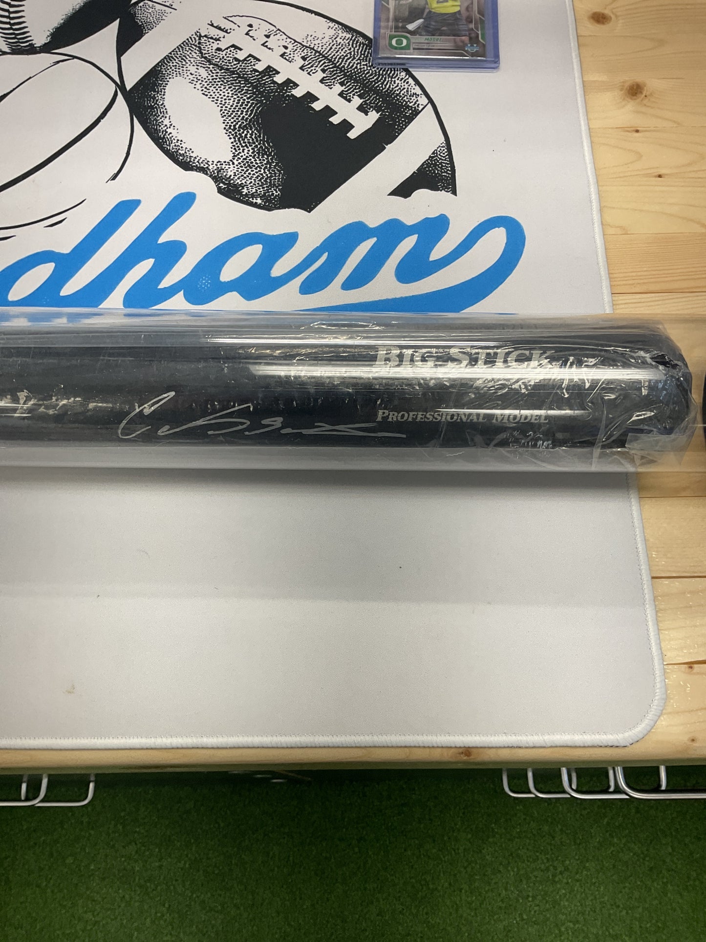 Carlos Santana Signed Bat