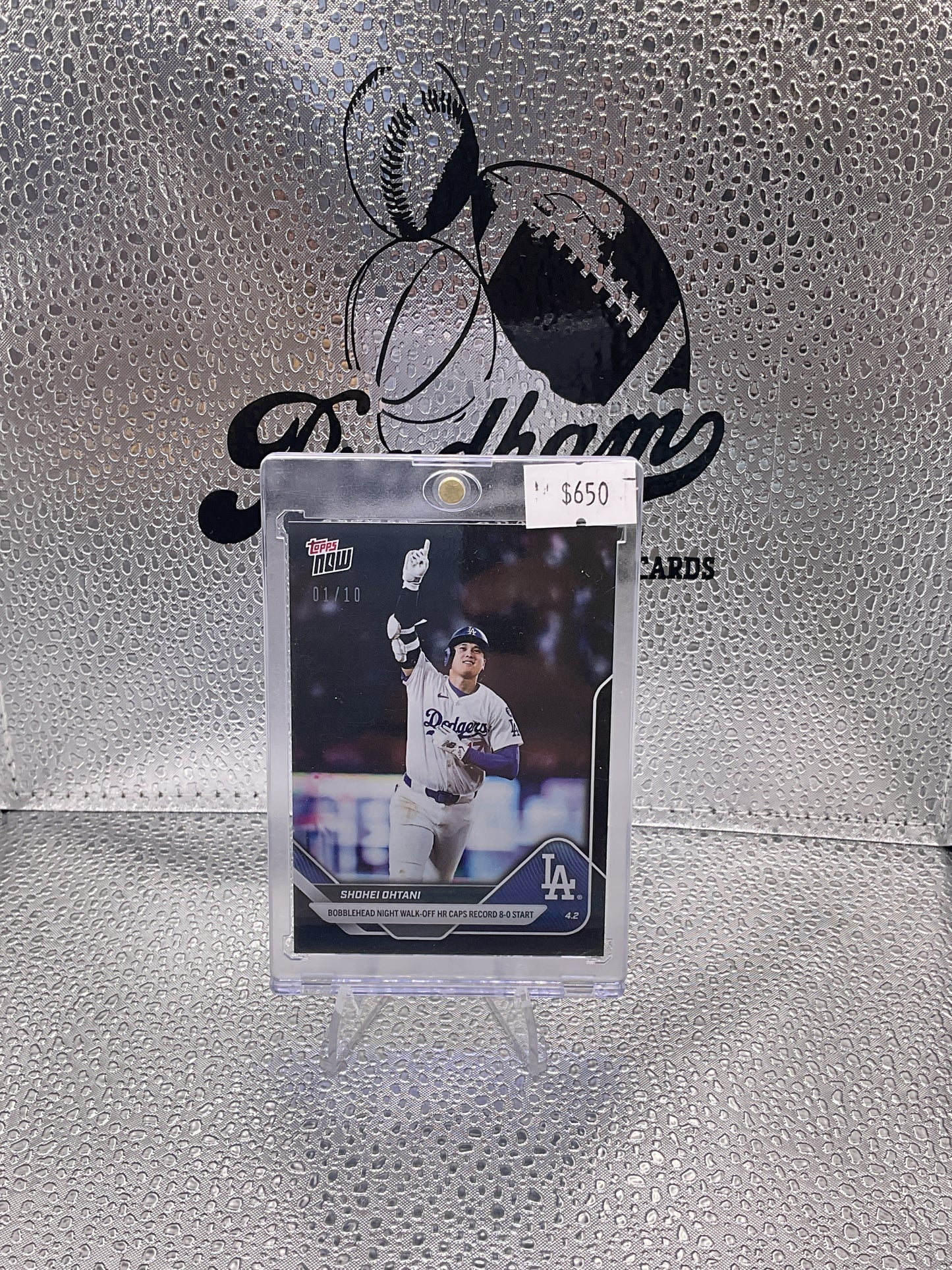 2025 Topps Now Shohei Ohtani #35 BLACK FOIL #1/10