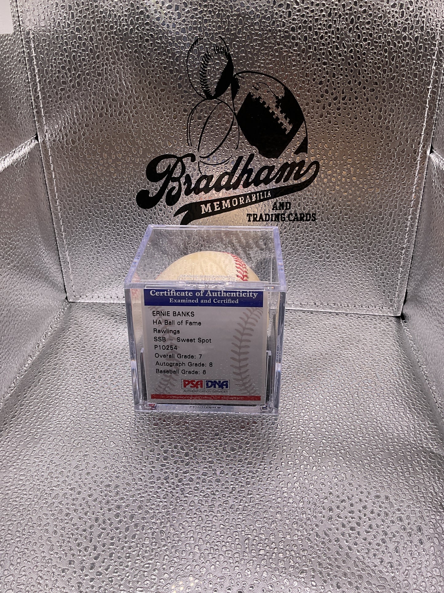 Ernie banks auto baseball