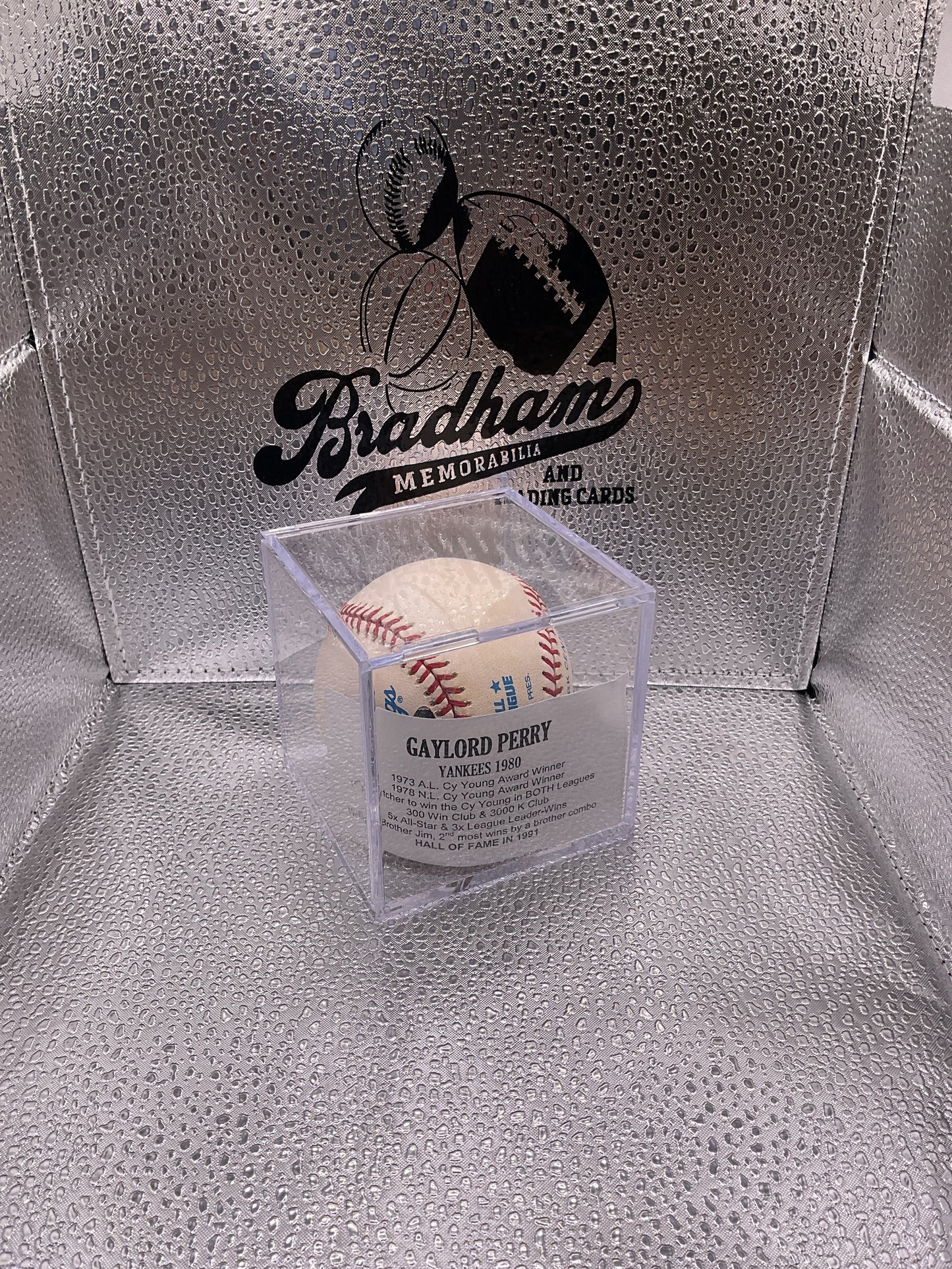 Gaylord Perry auto baseball