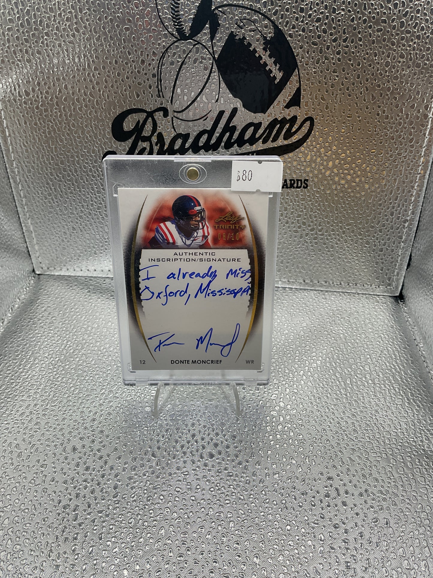 Donte Moncrief Auto /10 “I already miss Oxford”