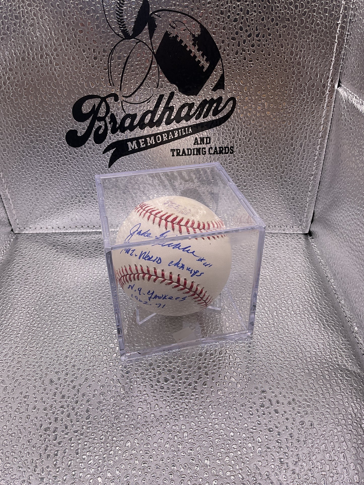 Jake Gibbs auto baseball