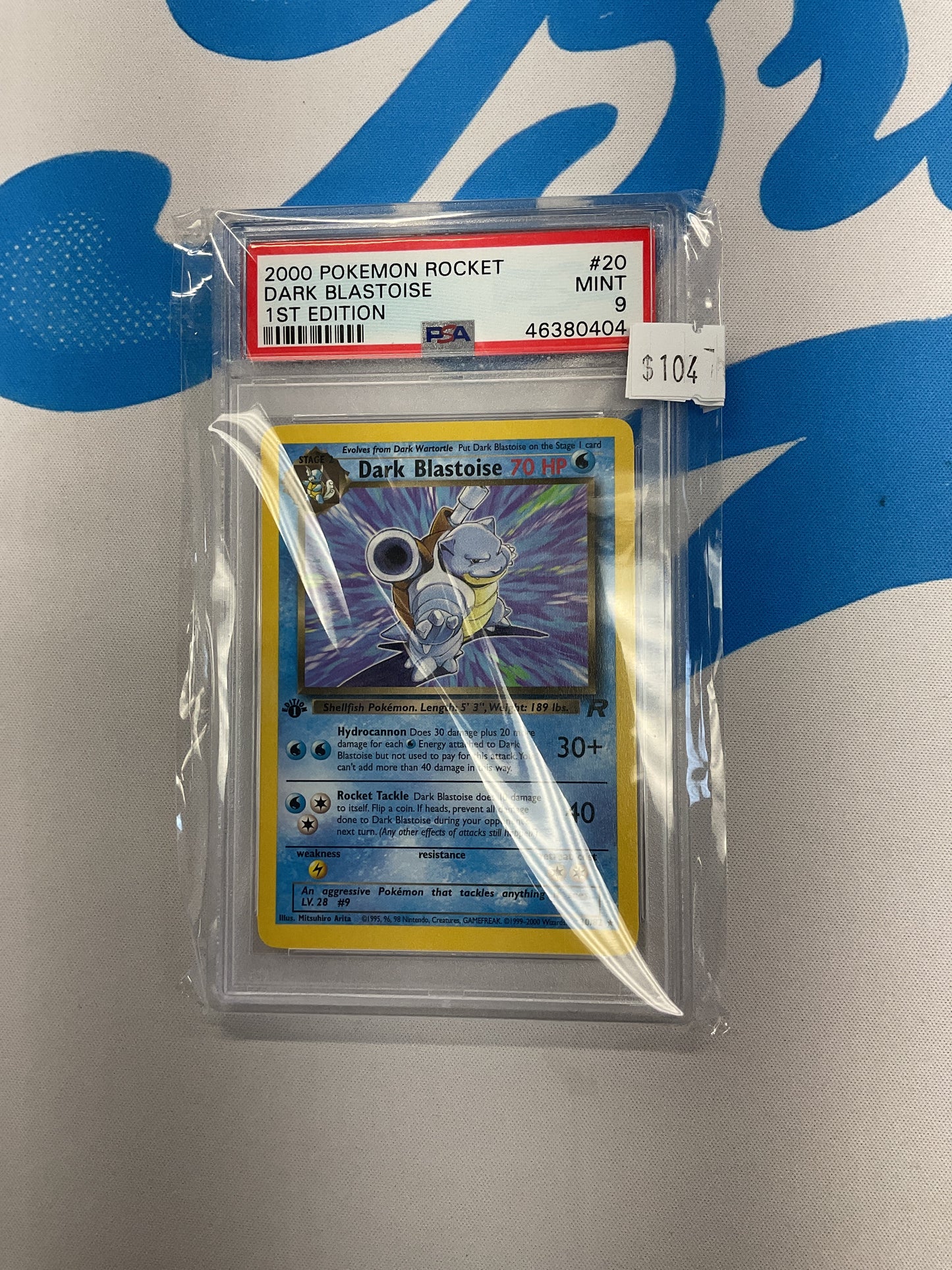 PSA 9 1st Ed Dark Blastoise