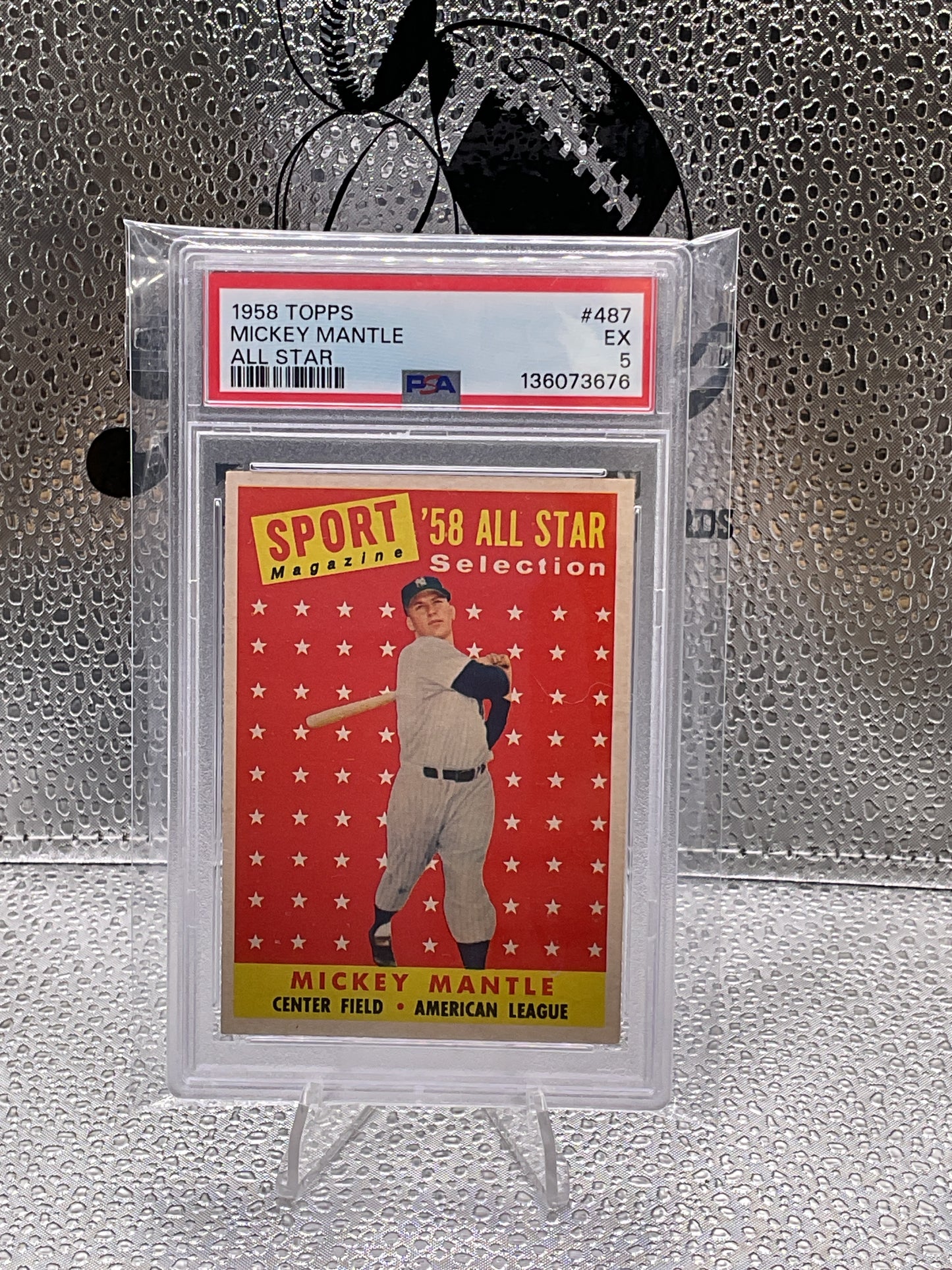 1958 Topps Mickey Mantle All Star PSA 5