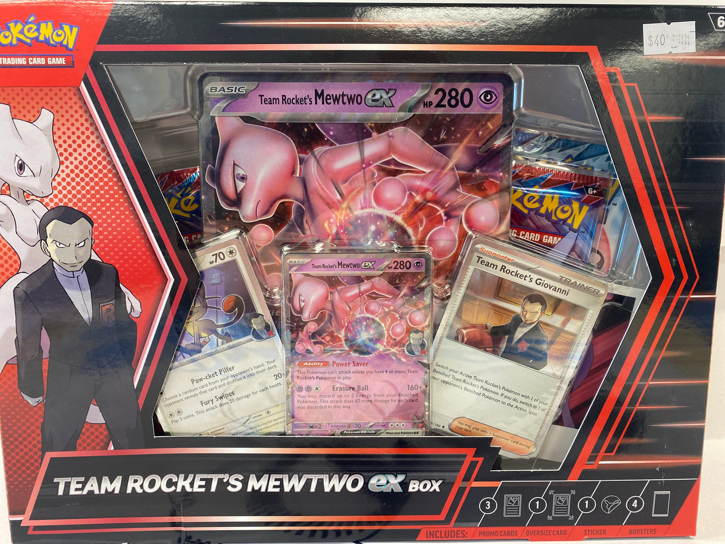 Team Rocket’s Mewtwo Ex Box