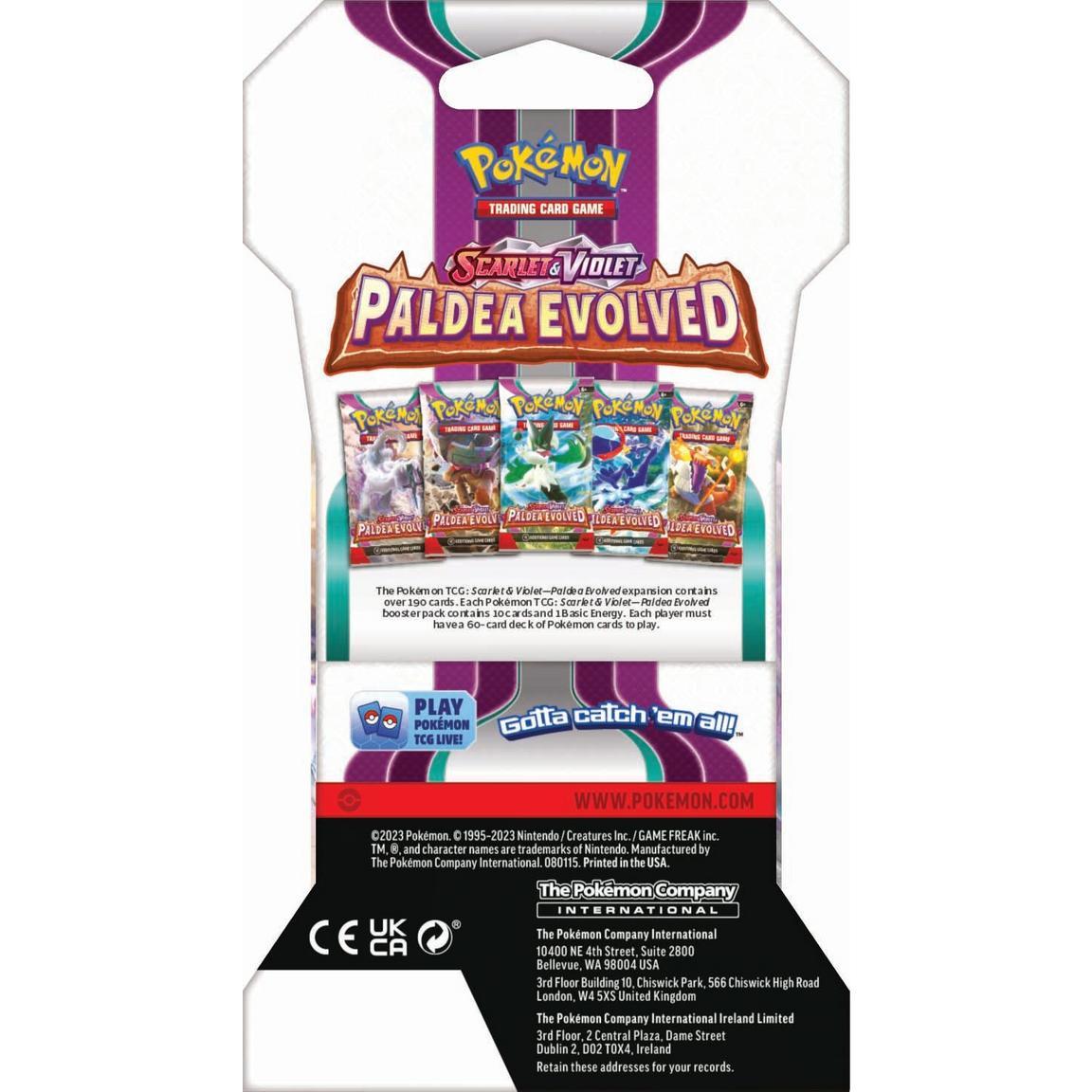 Pokemon TCG Paldea Evovled Sleeved Booster Pack X1