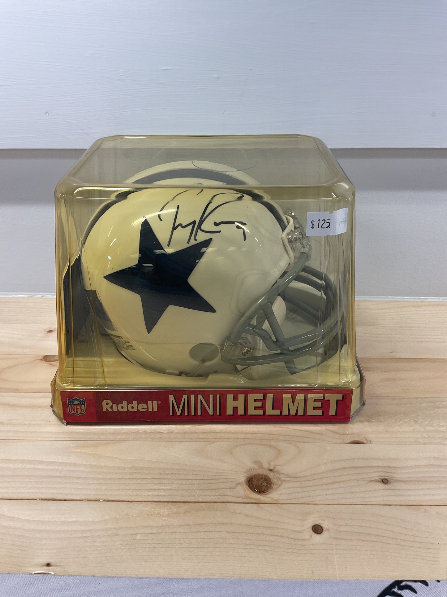 Tony Romo Signed Dallas Cowboys Mini Helmet