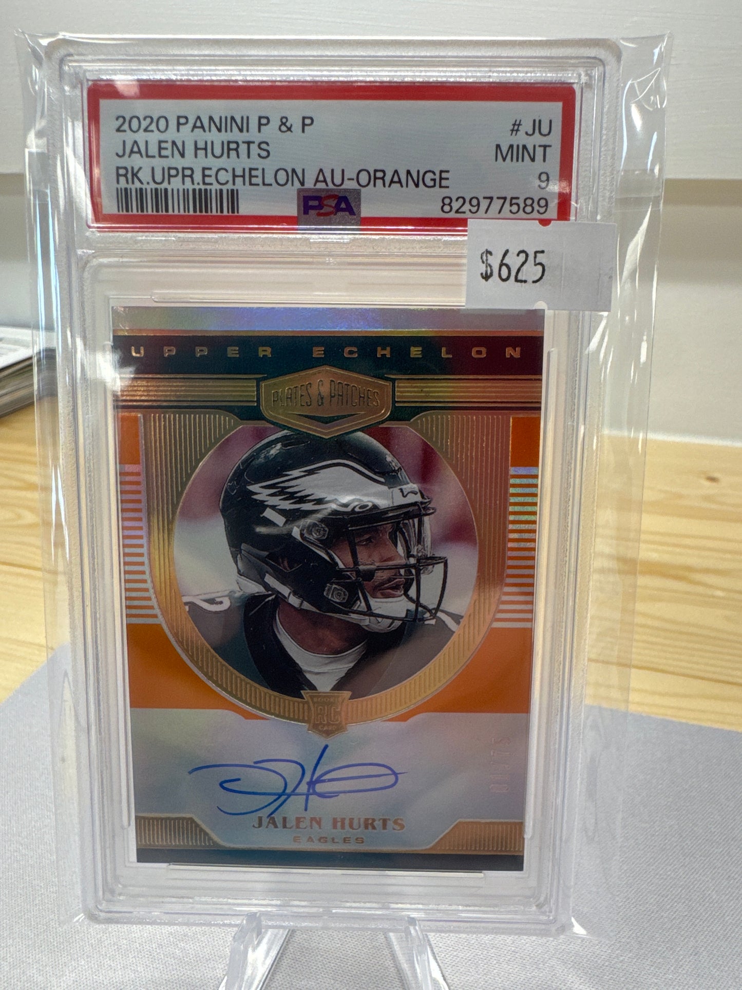 2020 Panini Plates and Patches Jalen Hurts /75