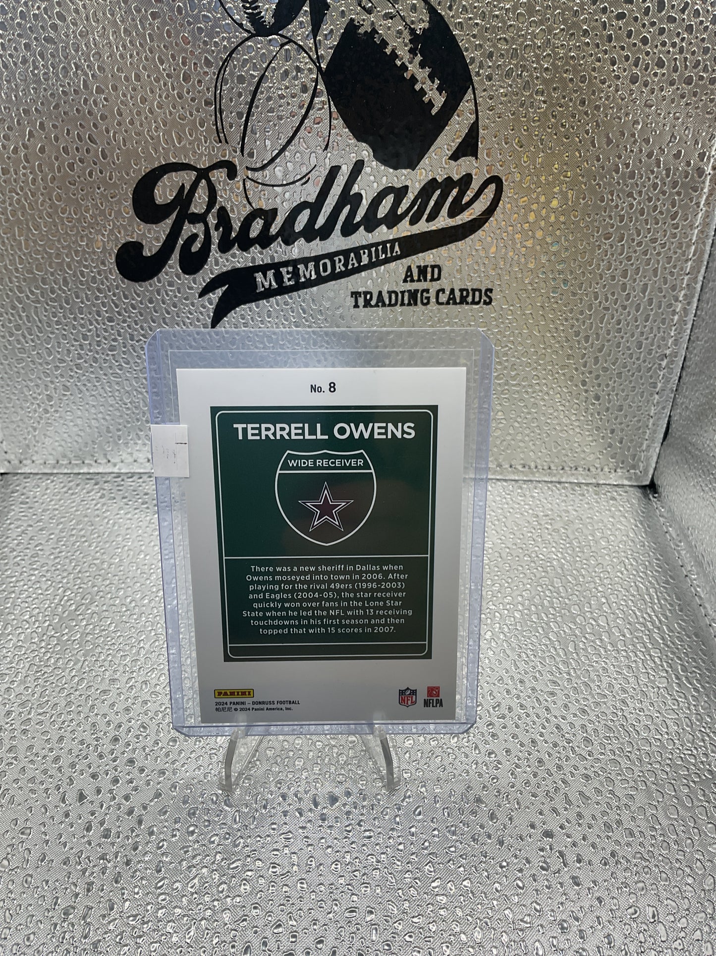 Terrell Owens Downtown 2024 Donruss #8
