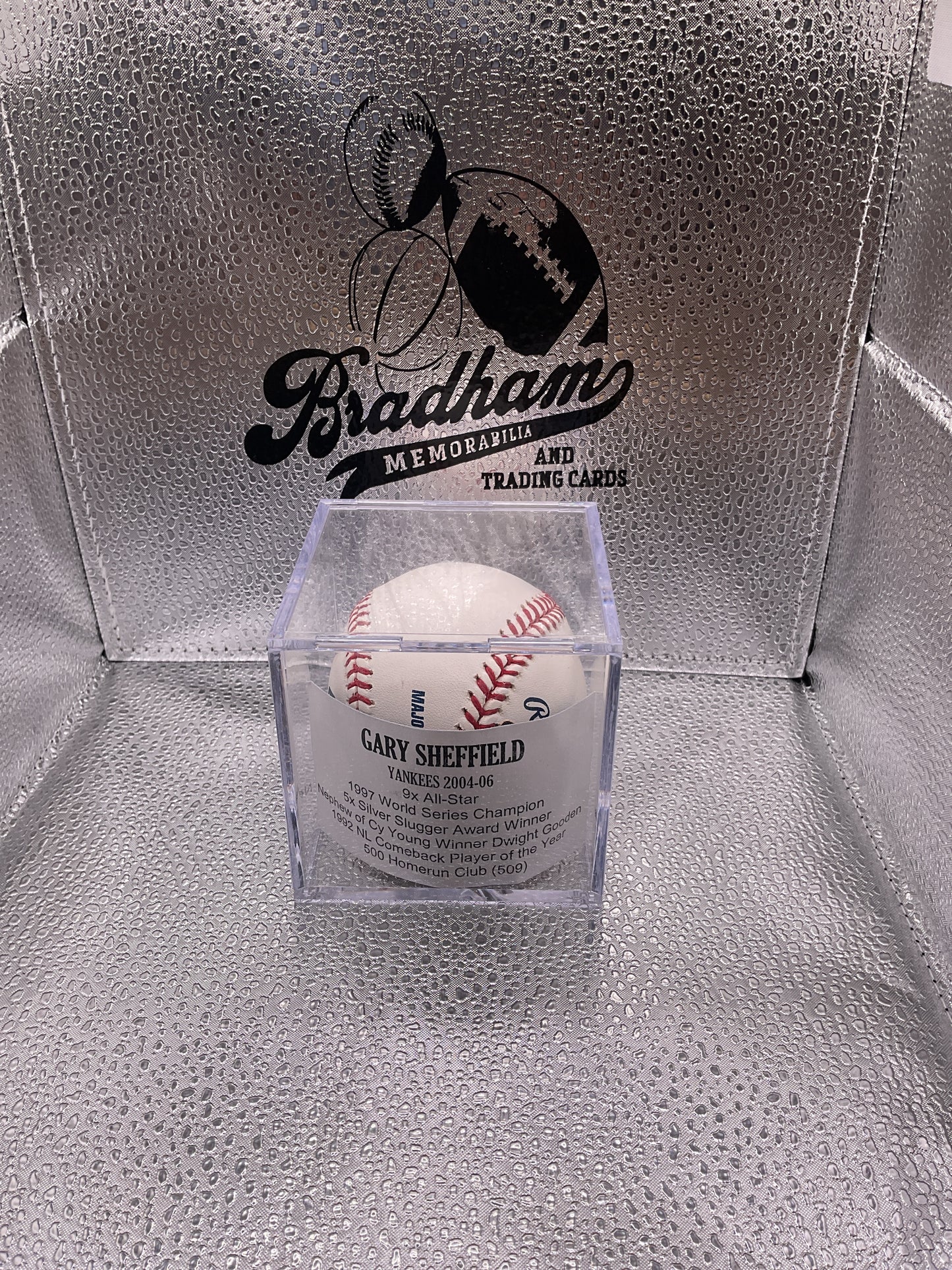 Gary Sheffield auto baseball