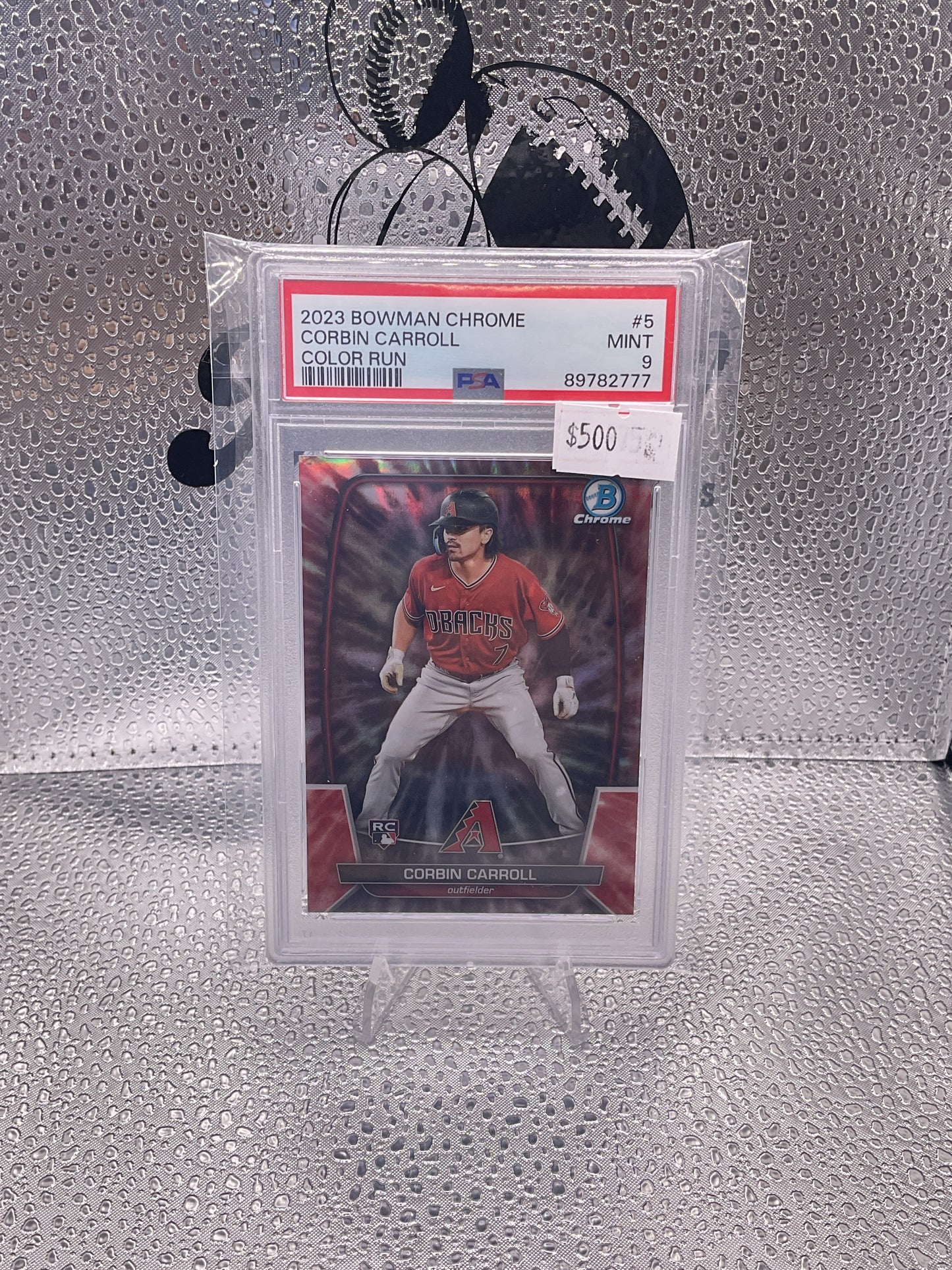 2023 Bowman Chrome CORBIN CARROLL Rookie Color Run SSP /23 PSA 9 DBACKS #5 RC