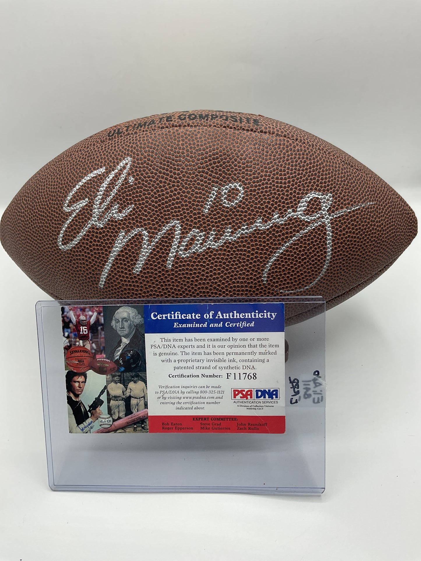 Eli Manning NFL Autograph Football (with COA)