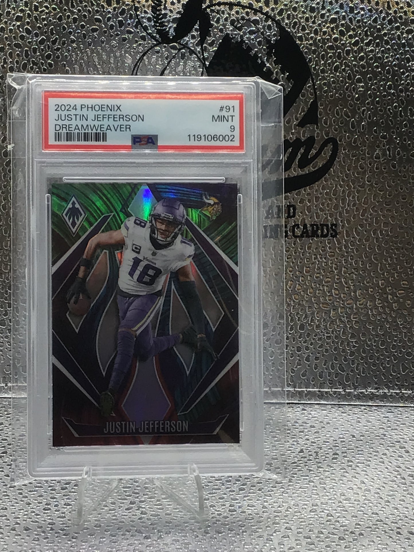 2024 Phoenix Dreamweaver Justin Jefferson /4 PSA 9