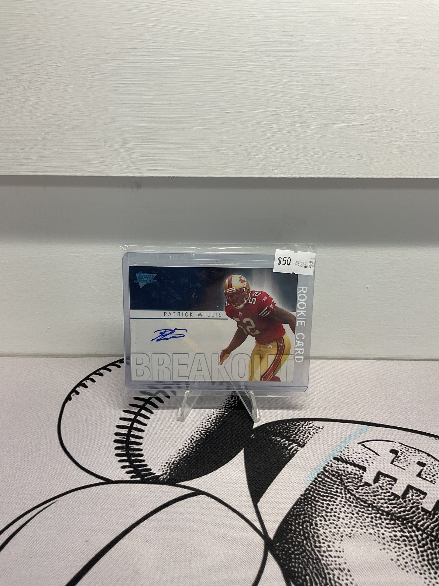 2007 Topps Performance Breakout Autograph Patrick Willis SF 49ers