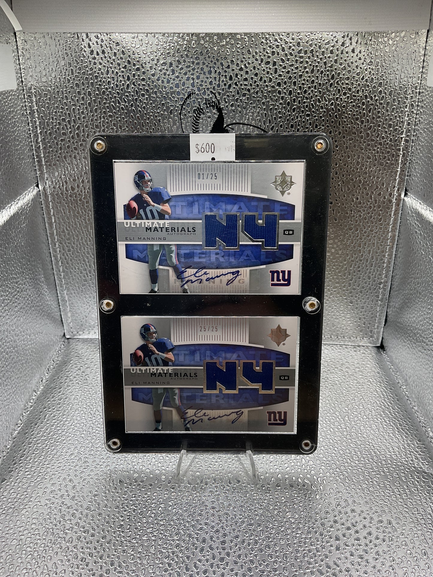 2 Eli Manning Patch Autos /25 #UM-EM2