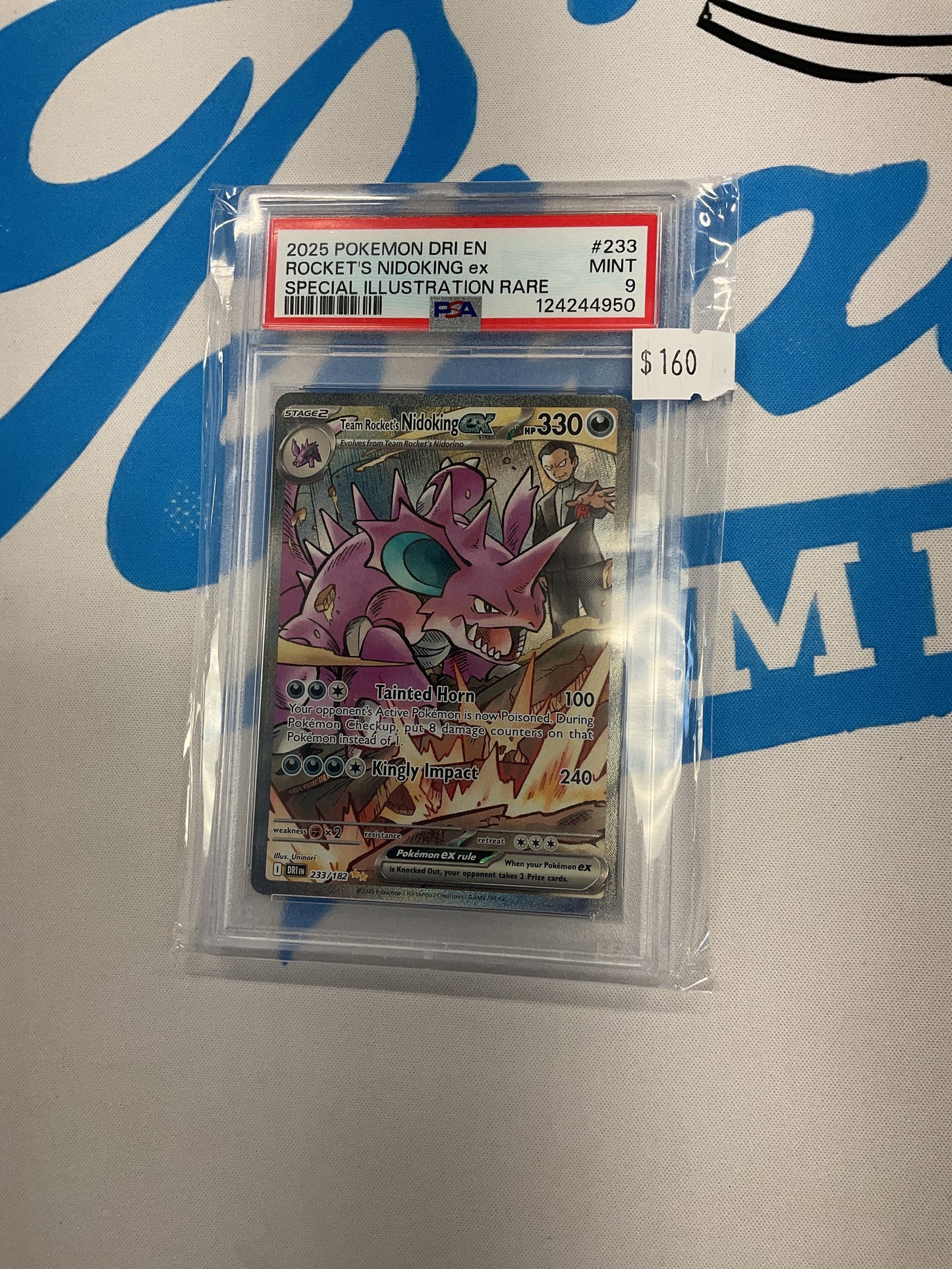 Mint 9 Rocket’s Nidoking Ex