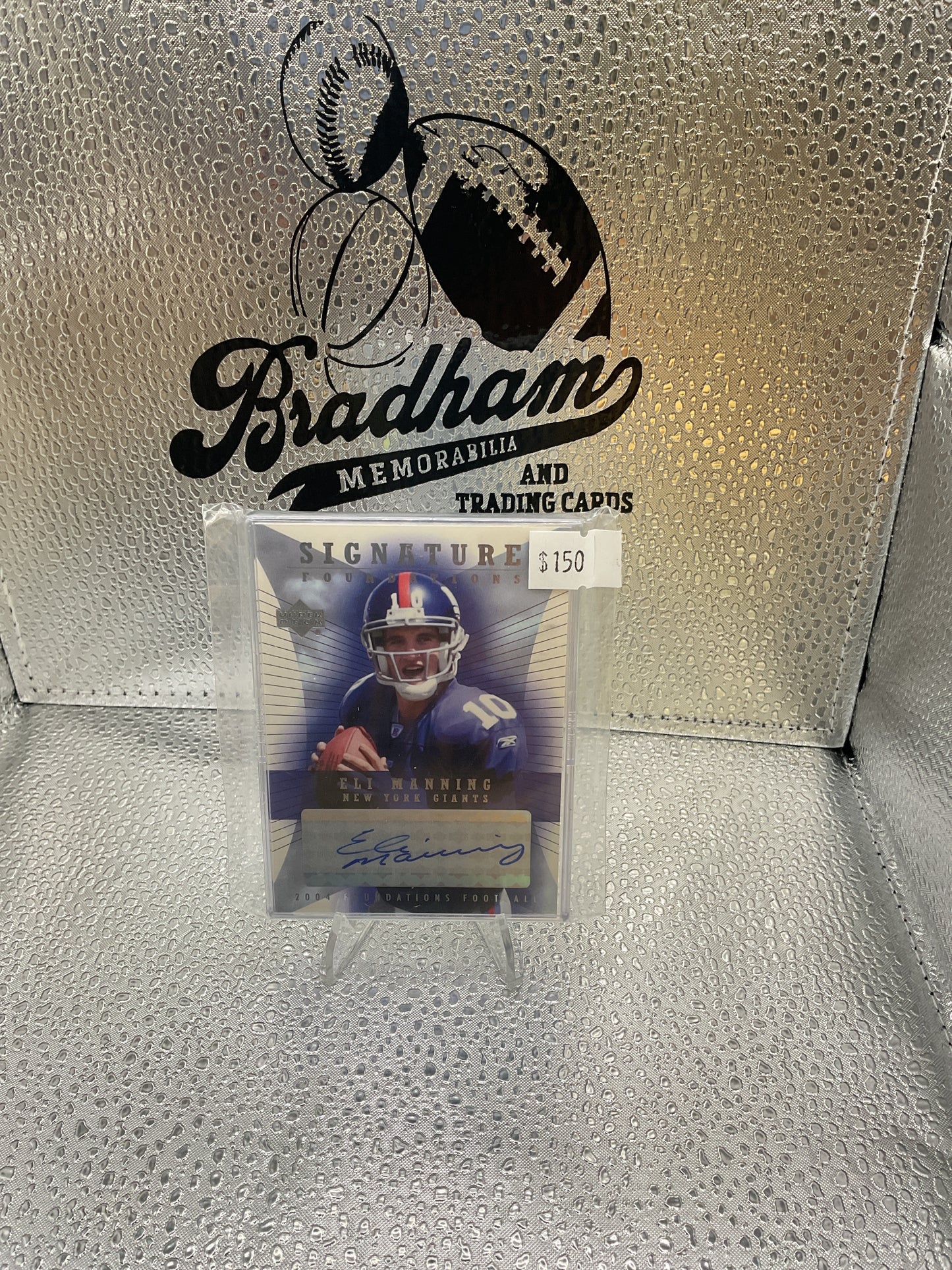 Eli Manning Auto-Signature Foundations #SF-EM