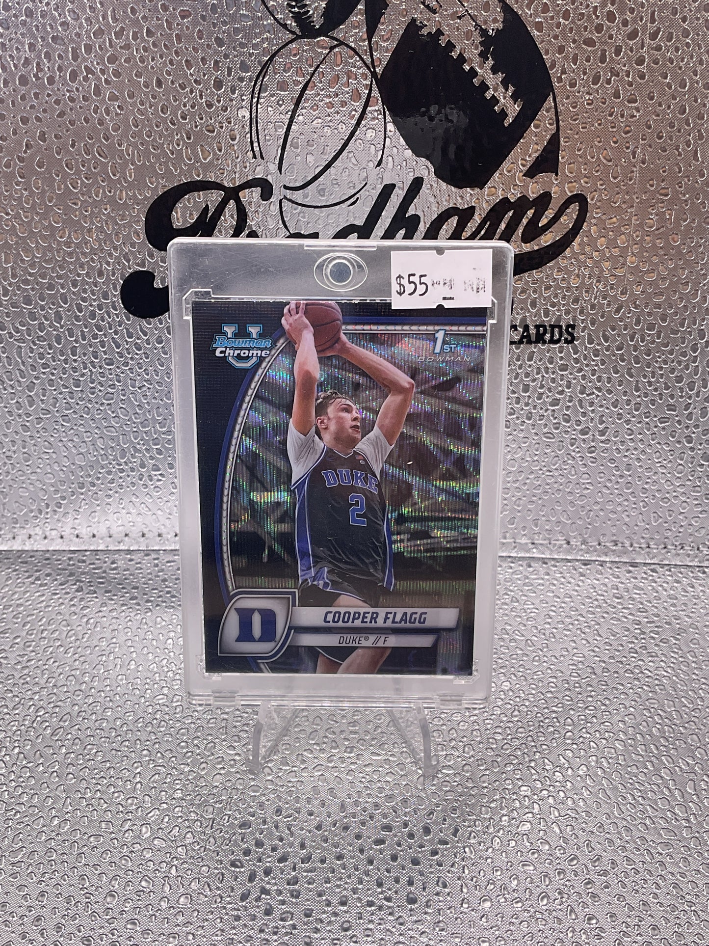 2024-25 Bowman Chrome U #16 Cooper Flag 1st Bowman Black Wave Duke Blue
Devils