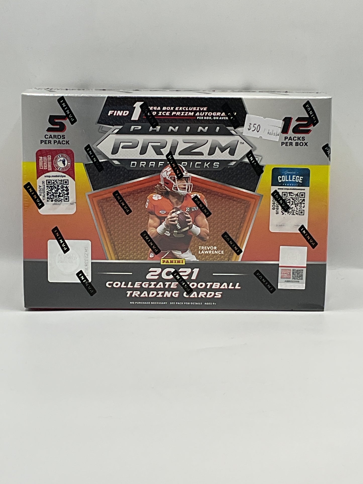 2021 Panini Prizm Draft Picks NFL Football Mega Box Red Ice New Sealed